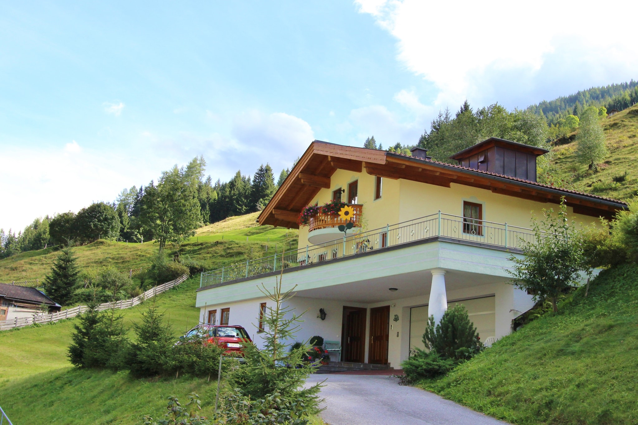 This bright apartment is situated in Hüttschlag. Ideal for a family, it can accommodate 4 guests and has 1 bedroom. It has a terrace and barbecue for you to relax and enjoy to the maximum.





Try out the local cuisines in the restaurants only 100 m from the apartment. The ski bus lies 150 m from the stay. The town centre and grocery stores are 100 m from the property. Ski lift is at 9 km to access Großarltal ski region.





A furnished terrace is in place for you to have some outdoor times with your dear ones. Parking is in place for your convenience. A barbecue is in place for you to explore your culinary skills. A high chair and childrens bed are available for the kids. 



Public transport is at 200 m.



You can check-in between 3-6 PM and check-out can be done from 8-10 AM.

