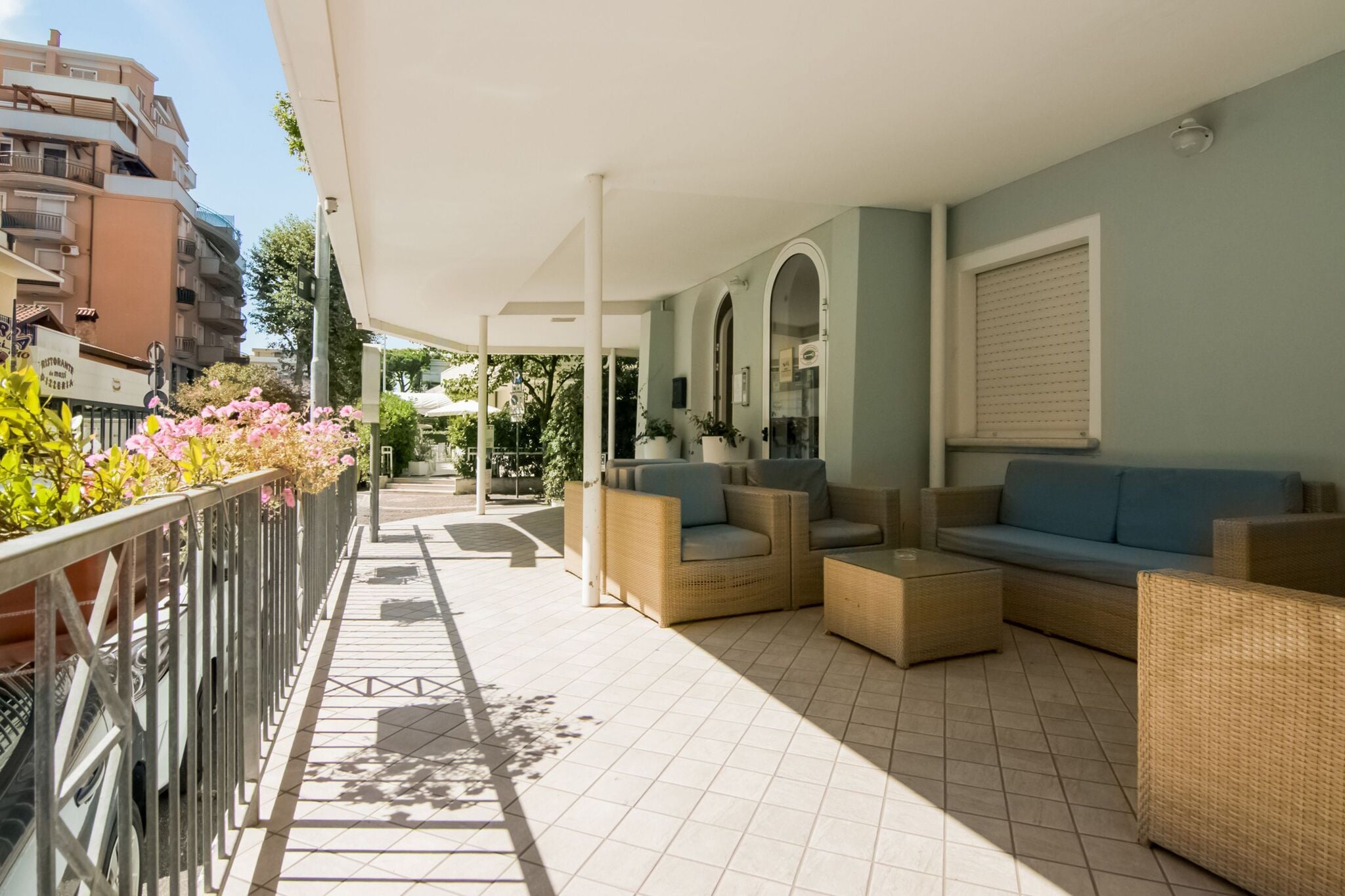 Residence located in a quiet area of â€‹â€‹Riccione, 50 meters from the sea