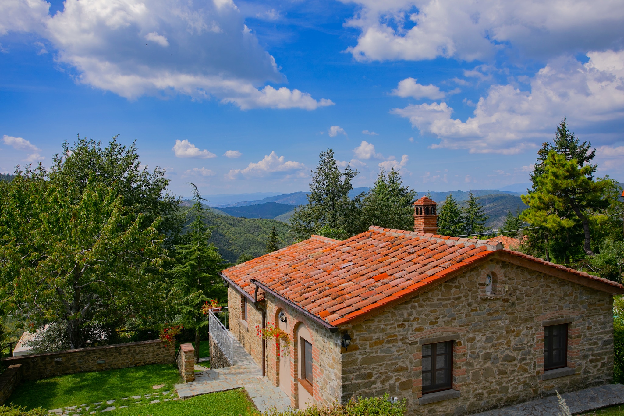 Mooi vakantiehuis in Cortona met zwembad