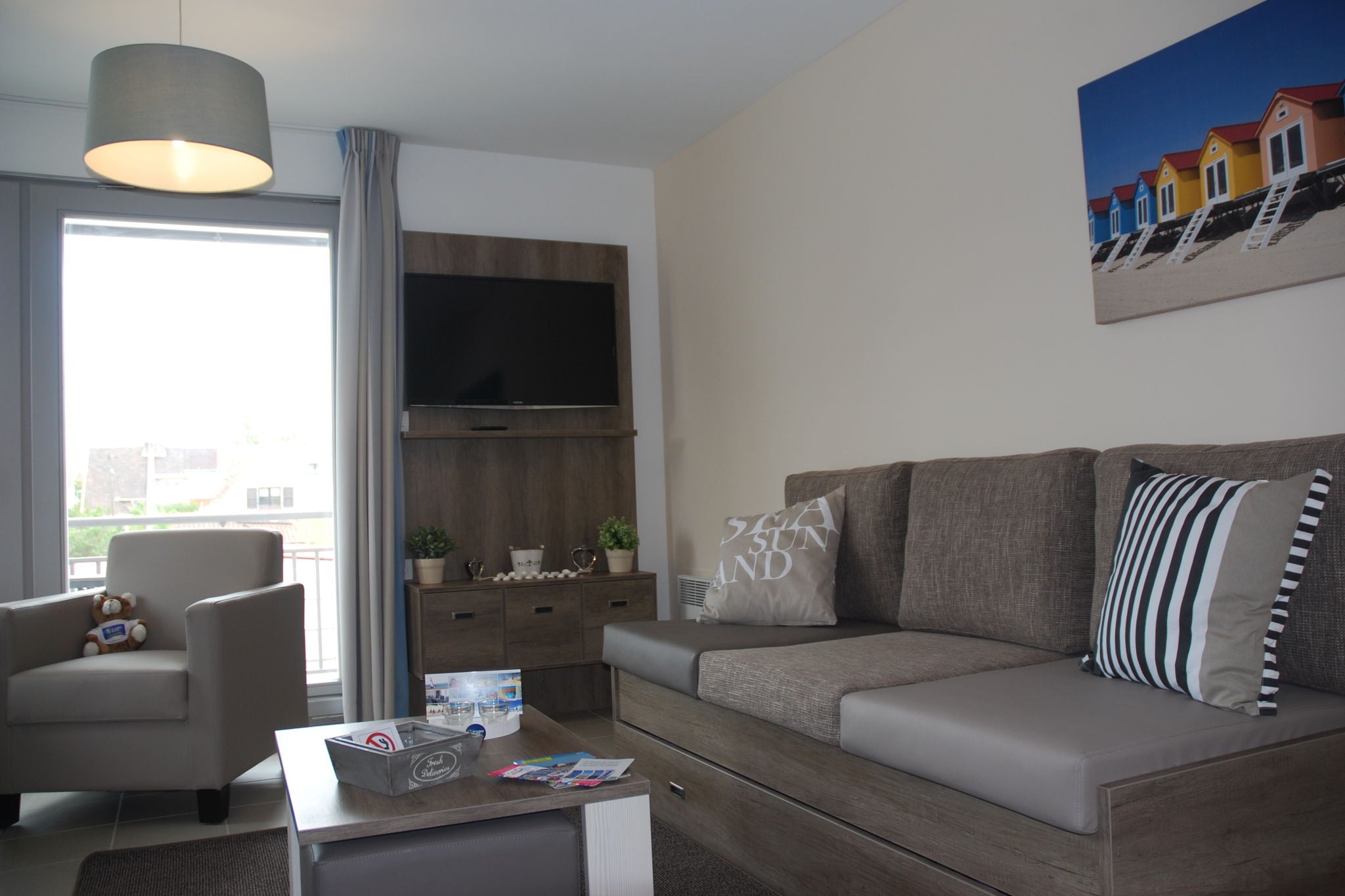 Nice apartment on the edge of the center of Bray-Dunes