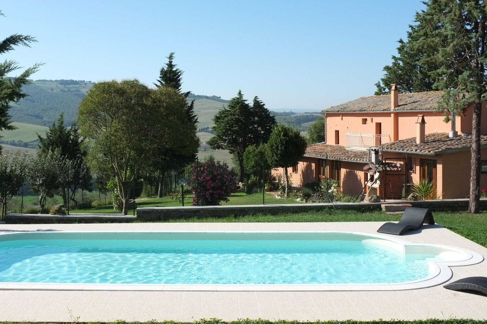 Apartment in San Casciano dei Bagni with Pool, Parking & Garden