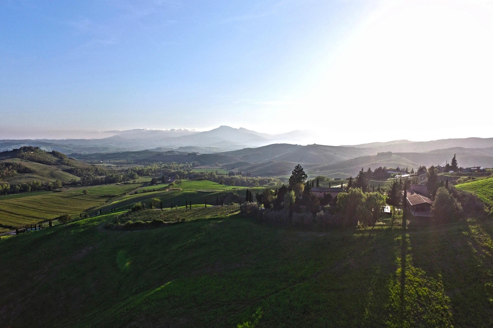 Sei Orcia-Aussicht Sommer