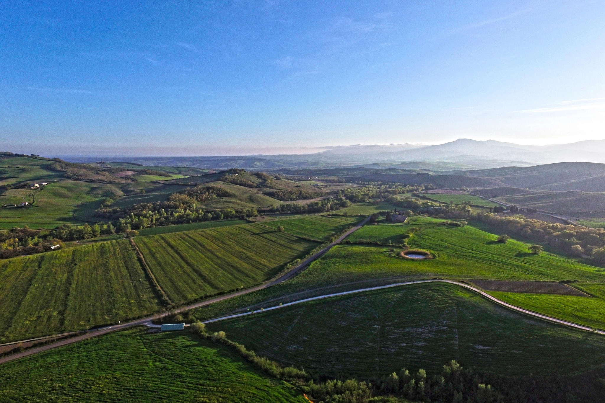 Sei Orcia-Aussicht Sommer