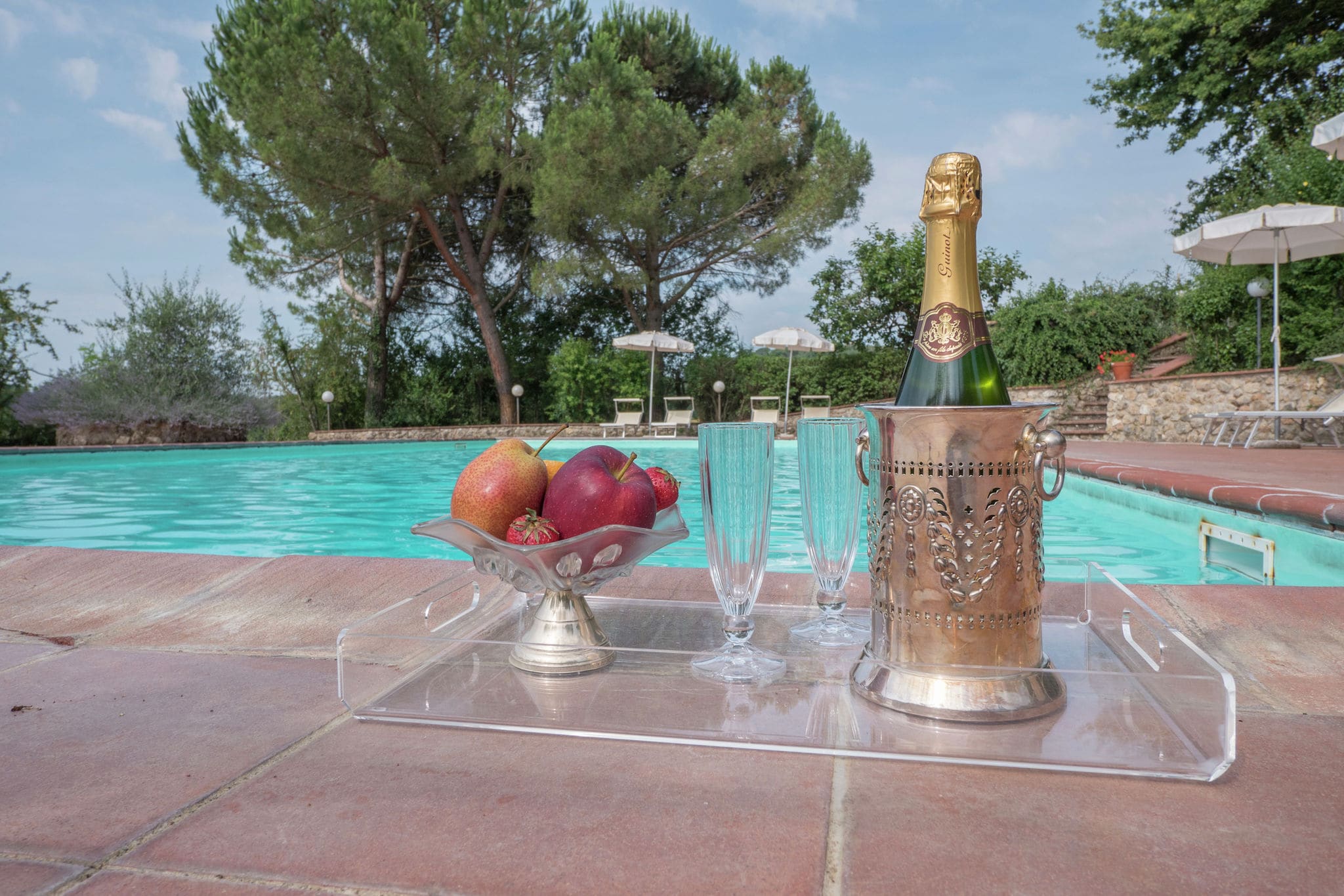 Sfeervolle vakantiewoning in Sienna met een zwembad