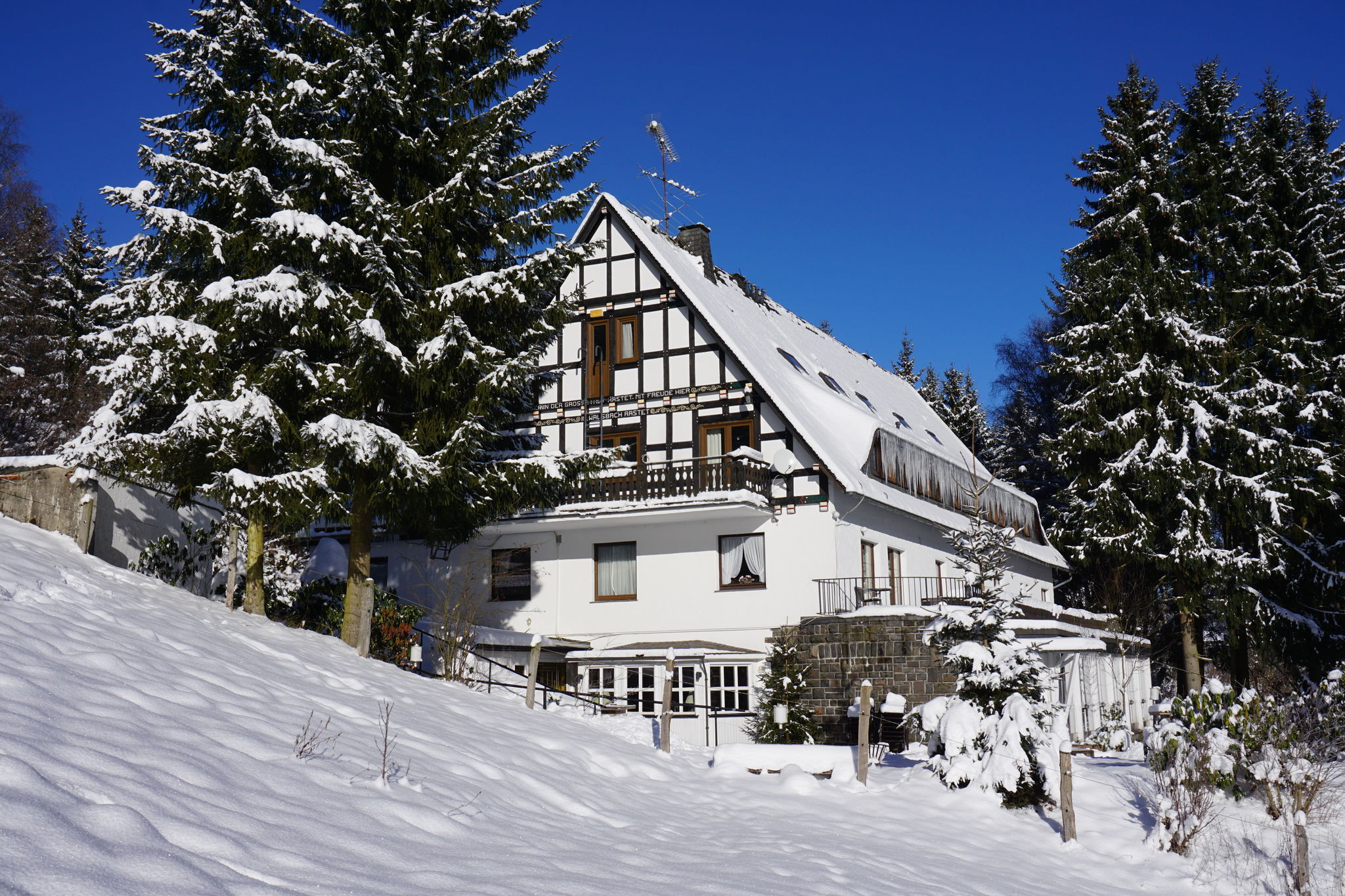 Charmantes, großes Ferienhaus mit Terrasse und Bar in Winterberg