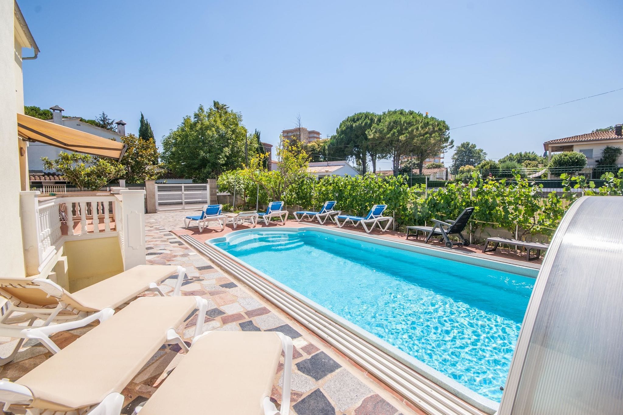 Ferienhaus mit privatem Pool in Sant Pere Pescador