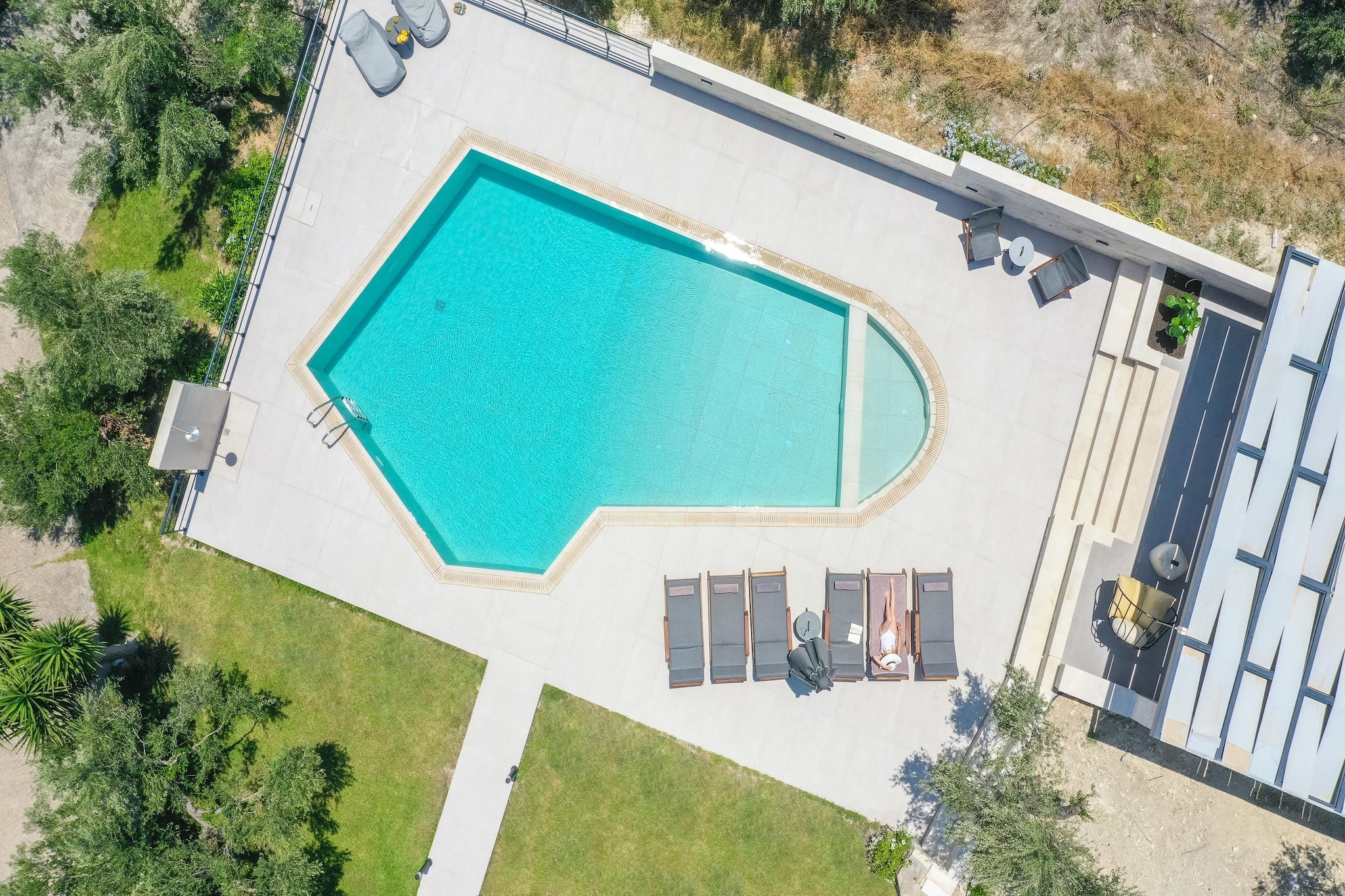 Villa Eleni en Manolis-Zwembad