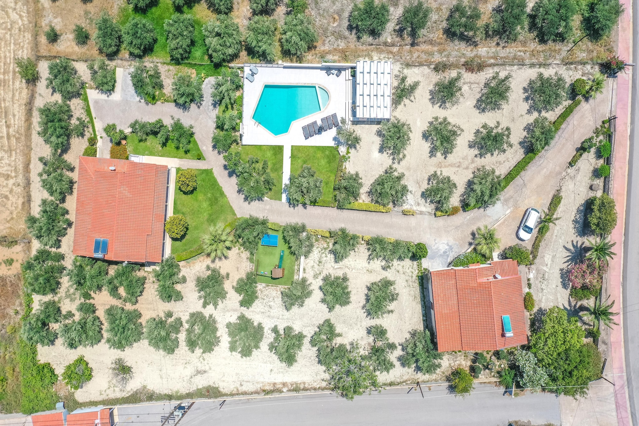 Villa Eleni en Manolis-Gebieden zomer 1km