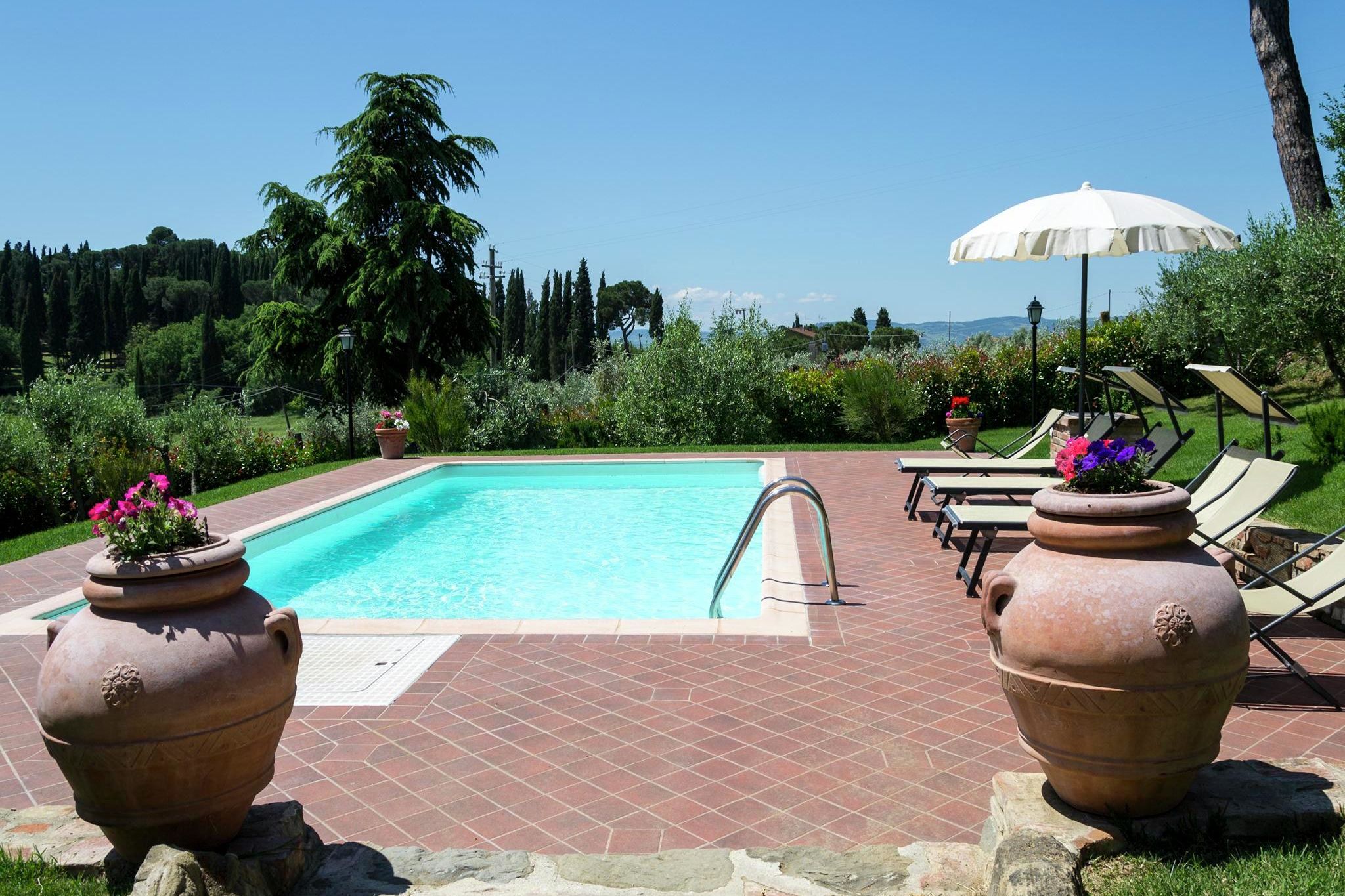 Maison de vacances 6 personnes avec piscine privée à Cortona