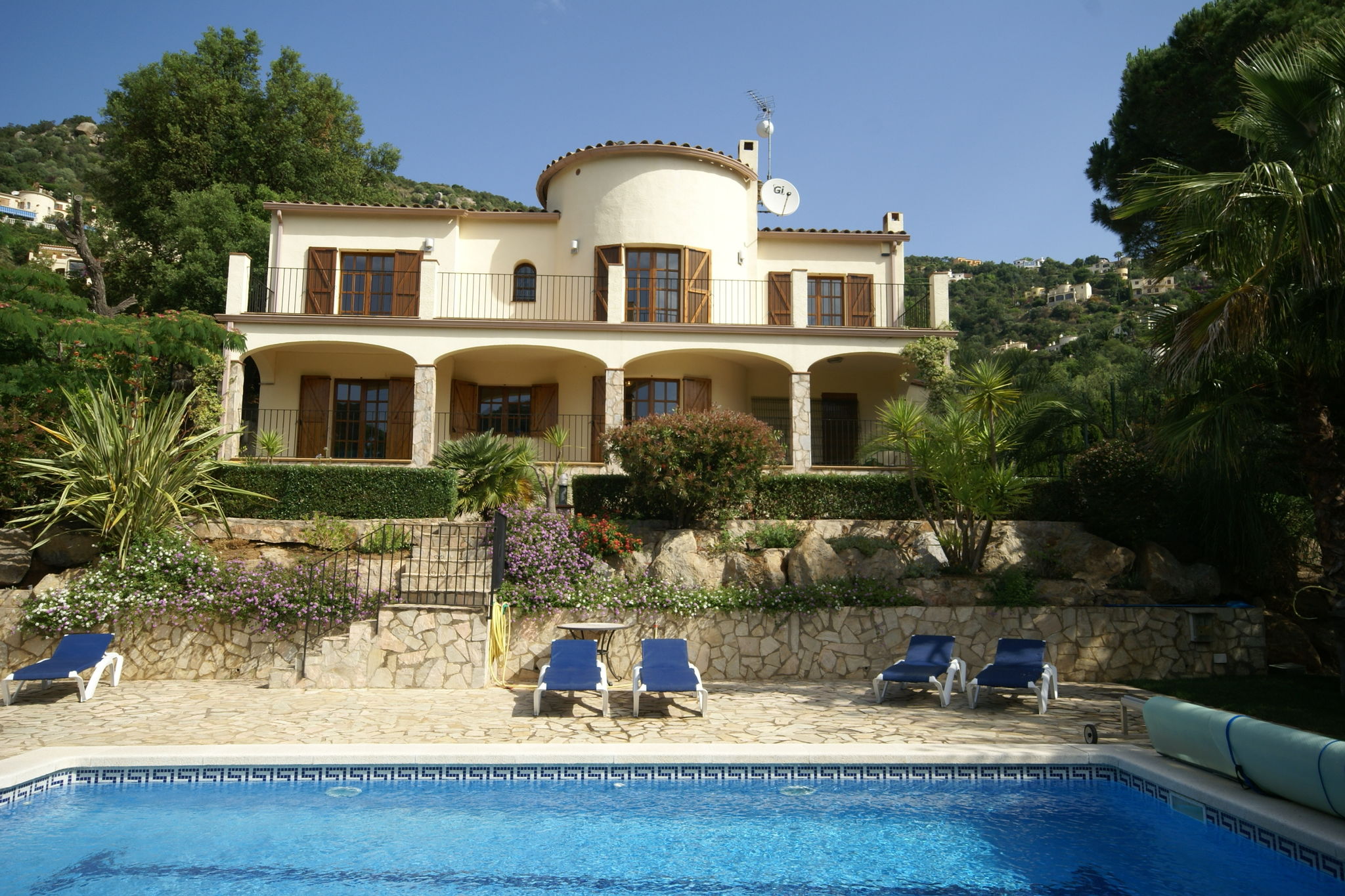 Mooie villa nabij Calonge met privé-zwembad, privacy, rust en prachtig uitzicht