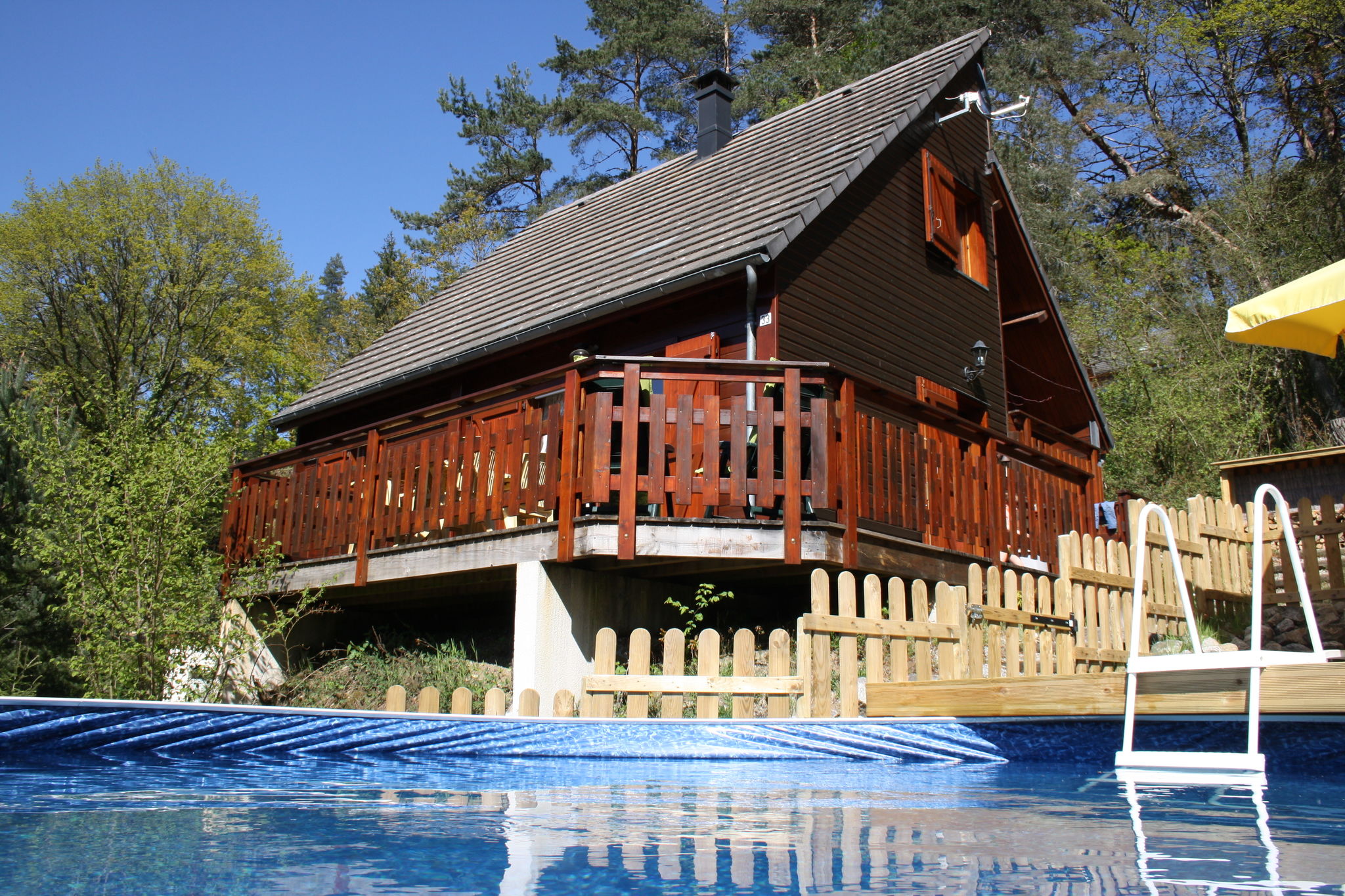 Pretty Chalet in Beaulieu France With Private Swimming Pool