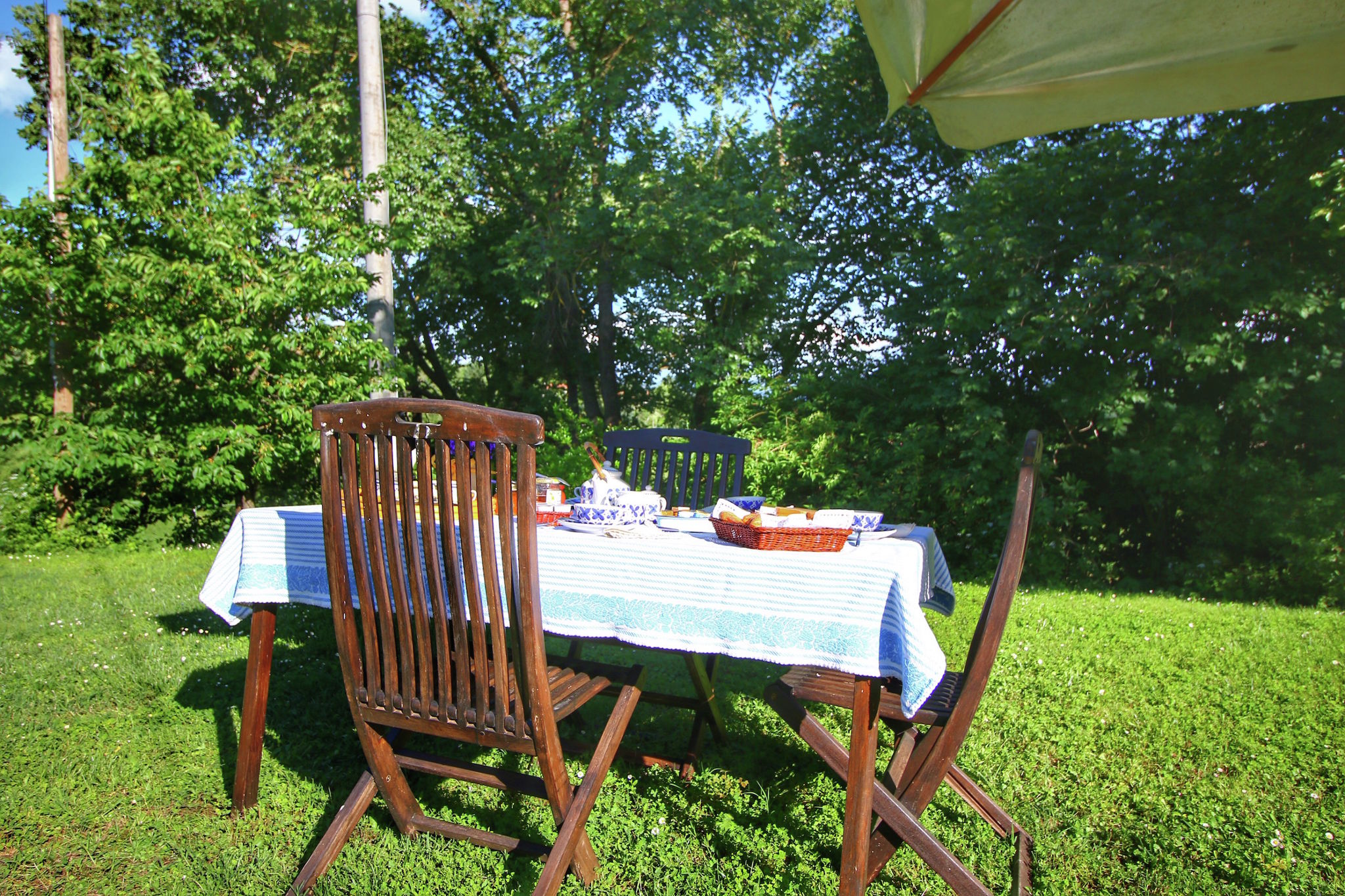 Rustiek vakantiehuis in Anghiari met een tuin en barbecue