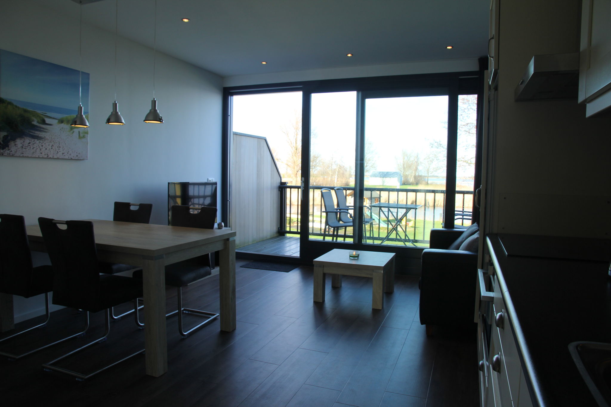Charming Apartment in Langweer with Jetty