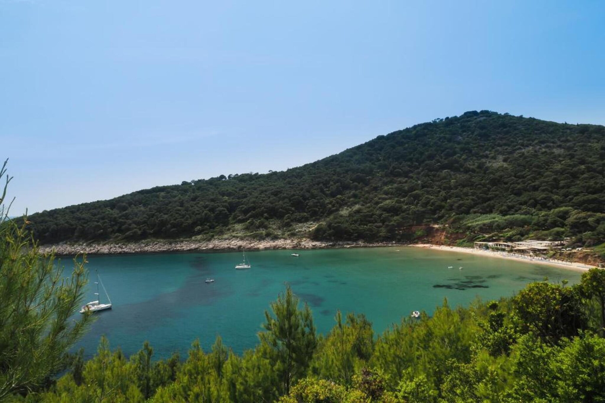 Island apartment Lopud-Gebieden zomer 1km