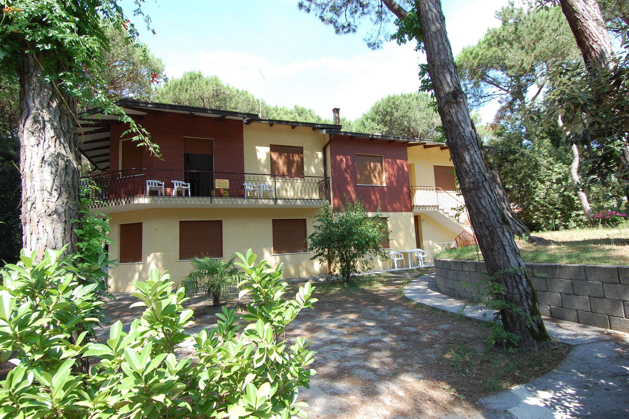 Zonnig appartement in Rosolina Mare met tuin