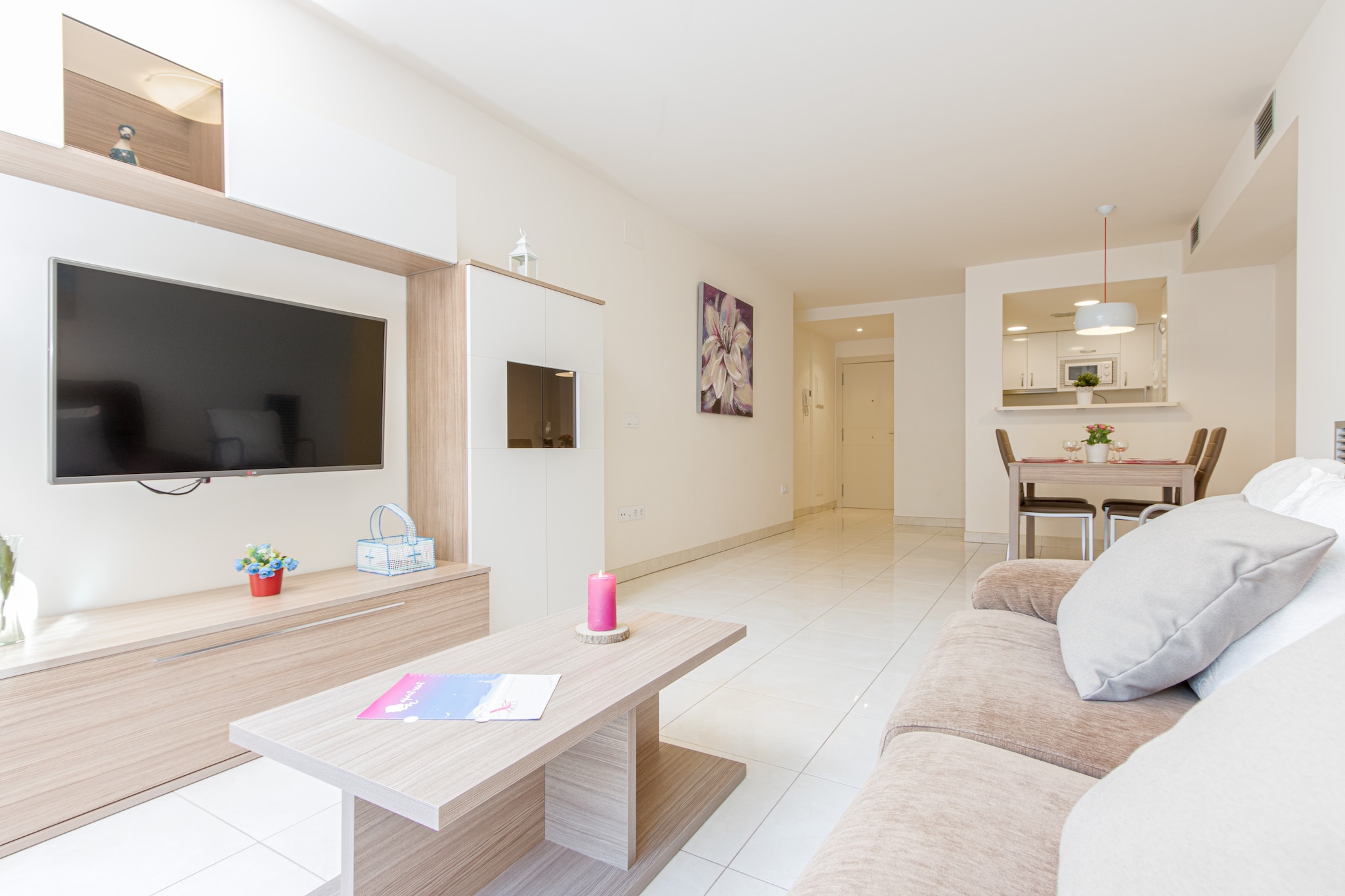 Modern apartment in Rosas 150 m from the beach with wifi