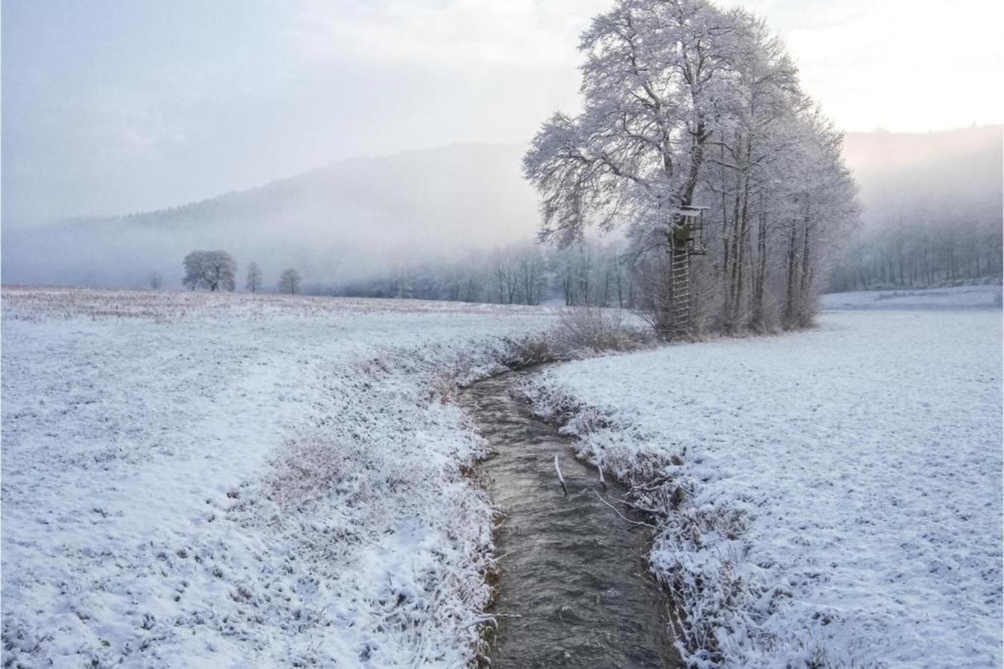 Densberg-Gebied winter 20km