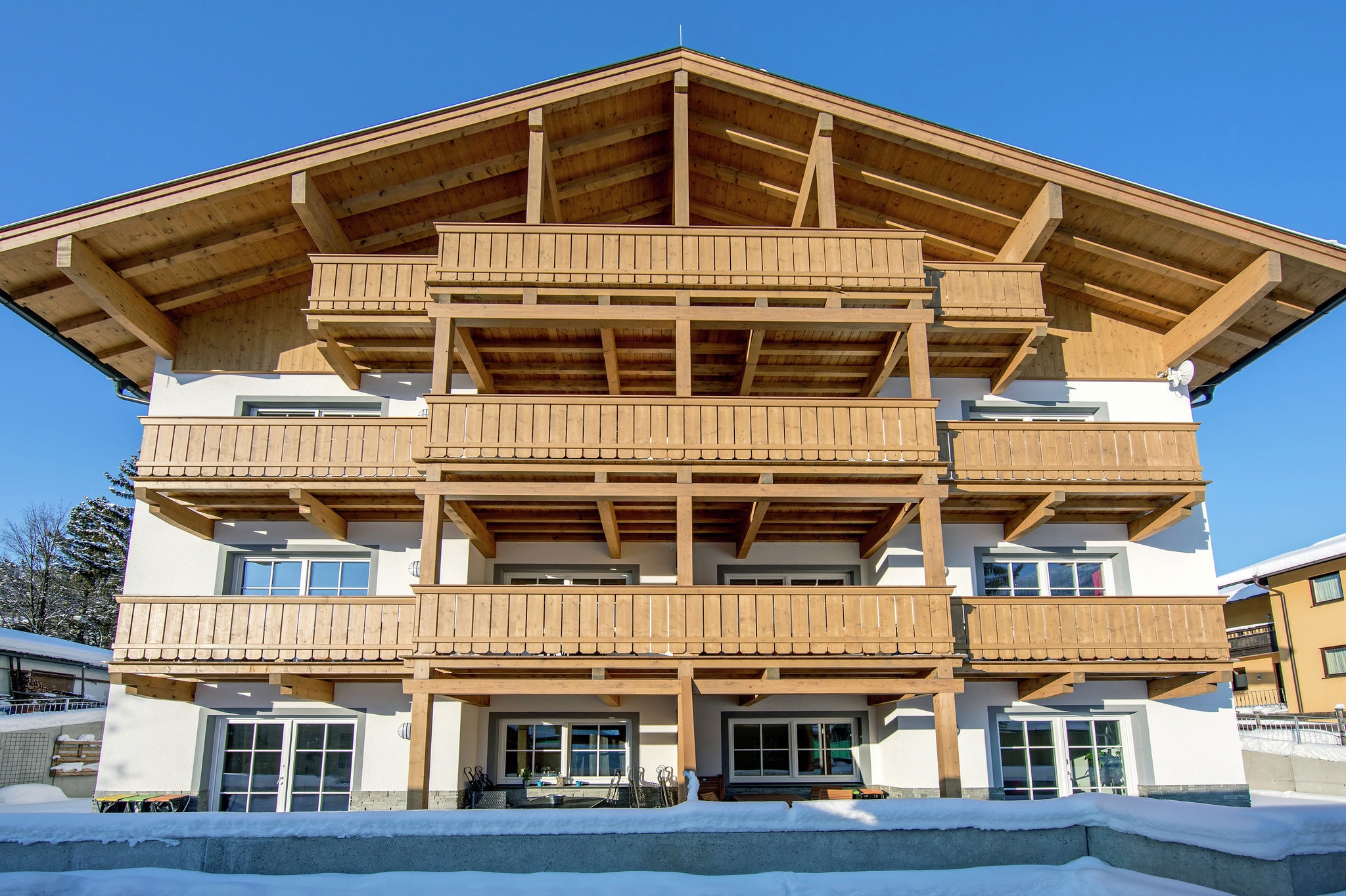 Modern appartement bij het skigebied