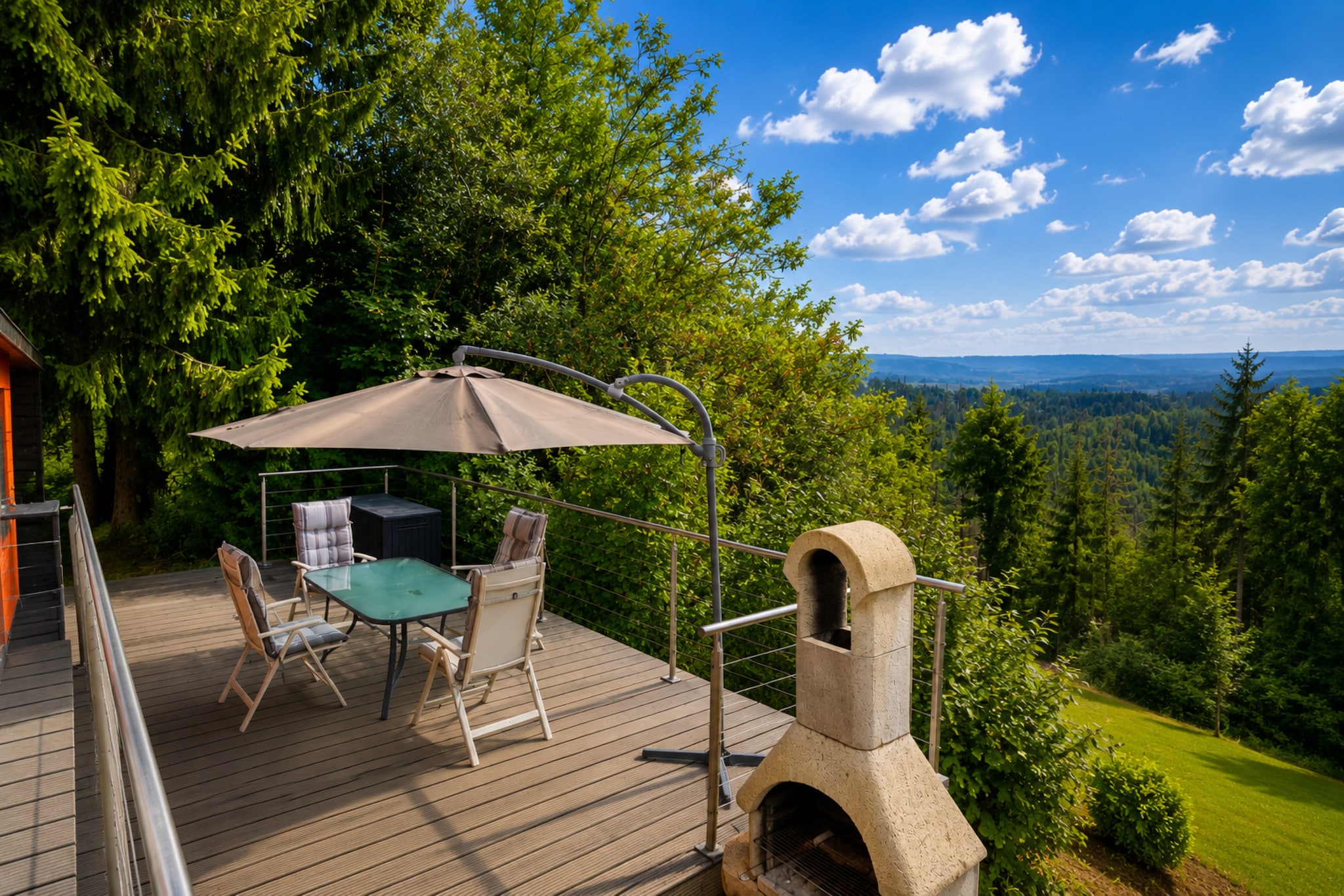 Ferienhaus Adlerblick - Terrasbalkon