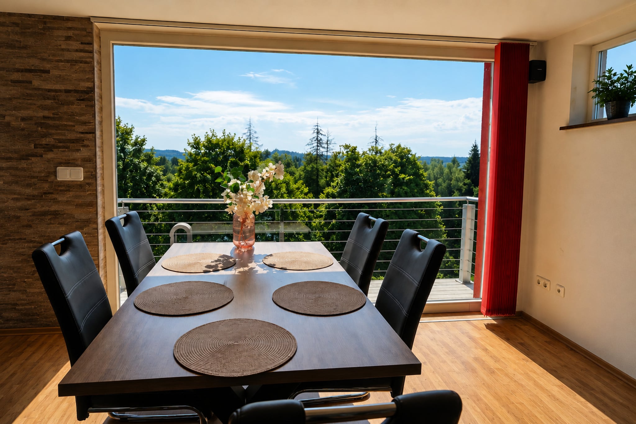 Ferienhaus Adlerblick - Woonkamer