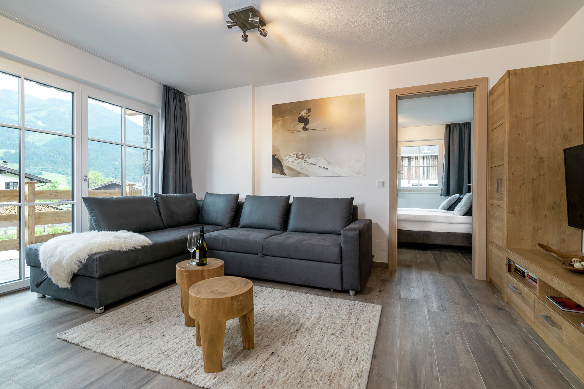 Luxe vakantieappartement nabij Zell am See met privésauna