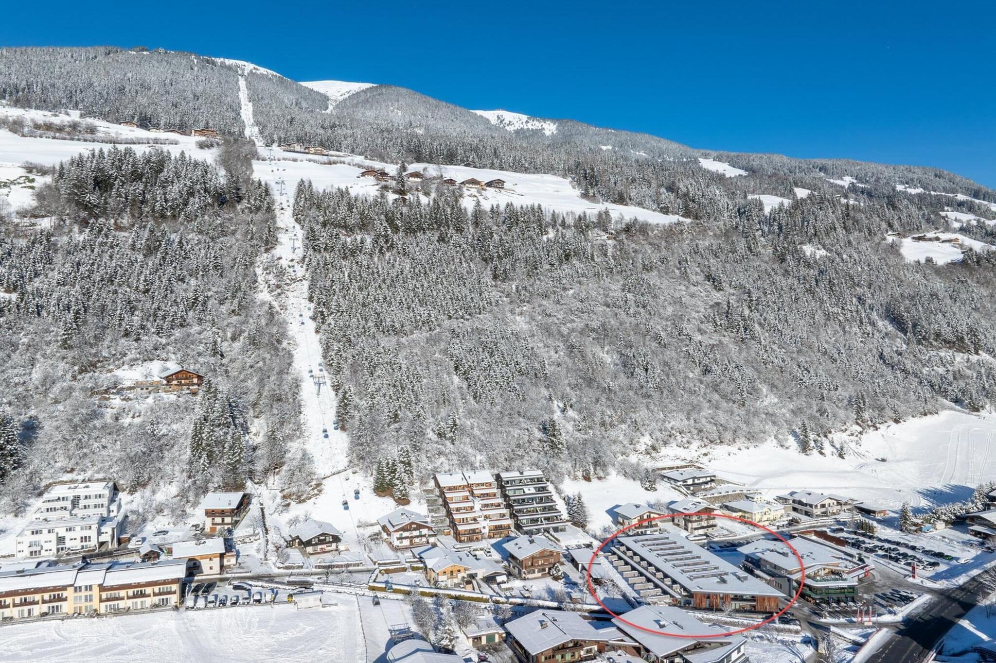 Residenz Wildkogelbahnen - Gebied winter 5km
