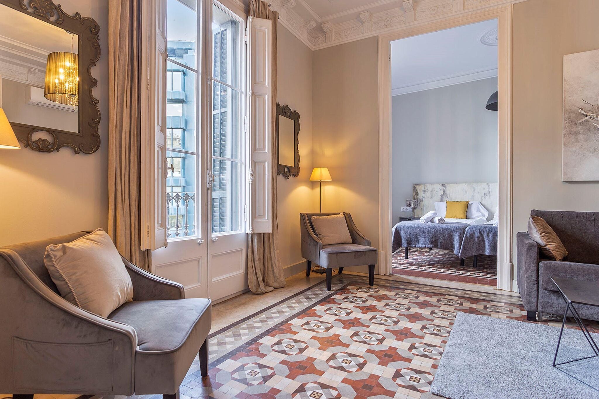 Appartement luxueux pour 8 personnes récemment rénové dans le centre de Barcelone