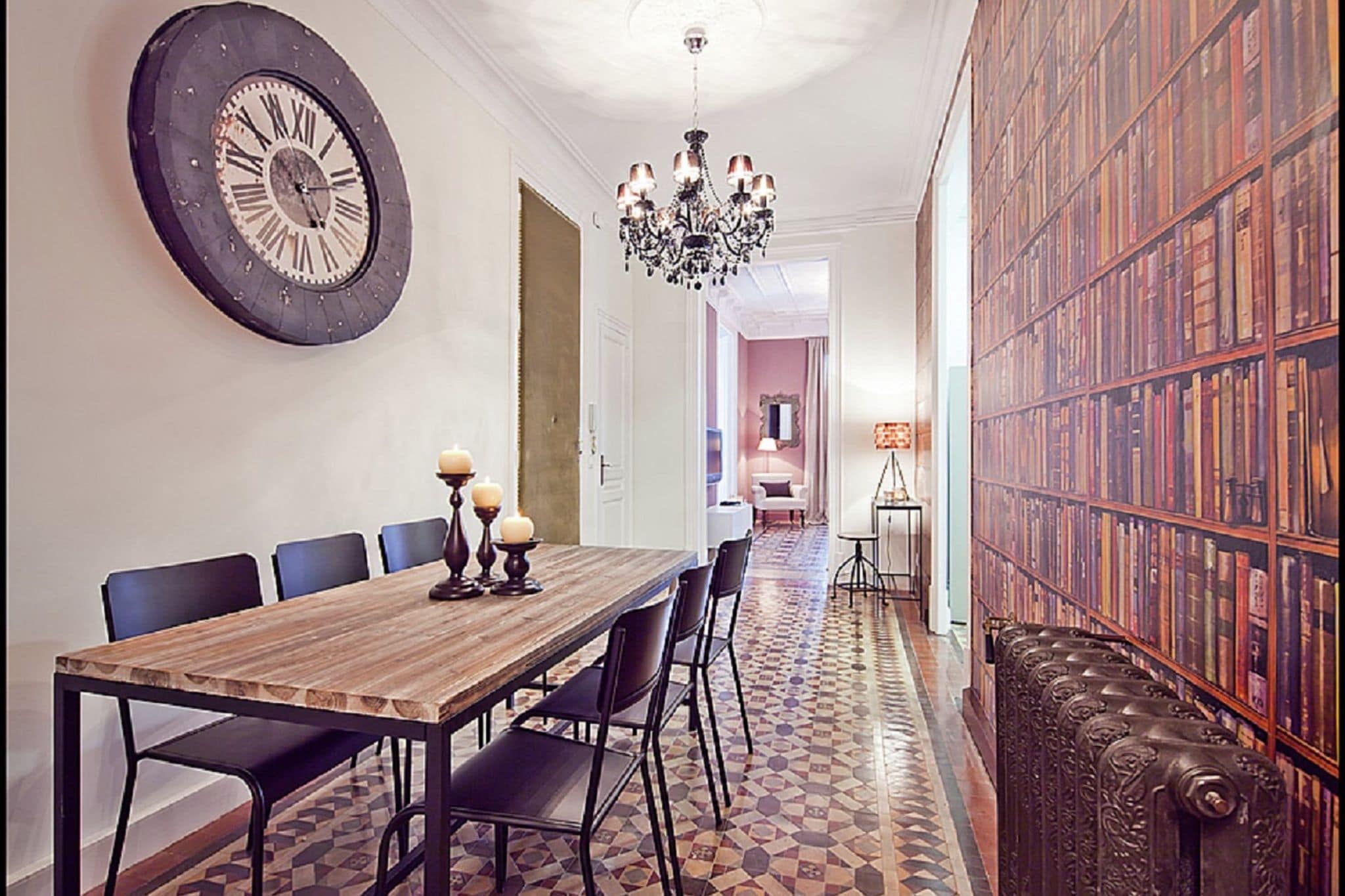 Luxus-Wohnung für 7 Personen im Zentrum von Barcelona