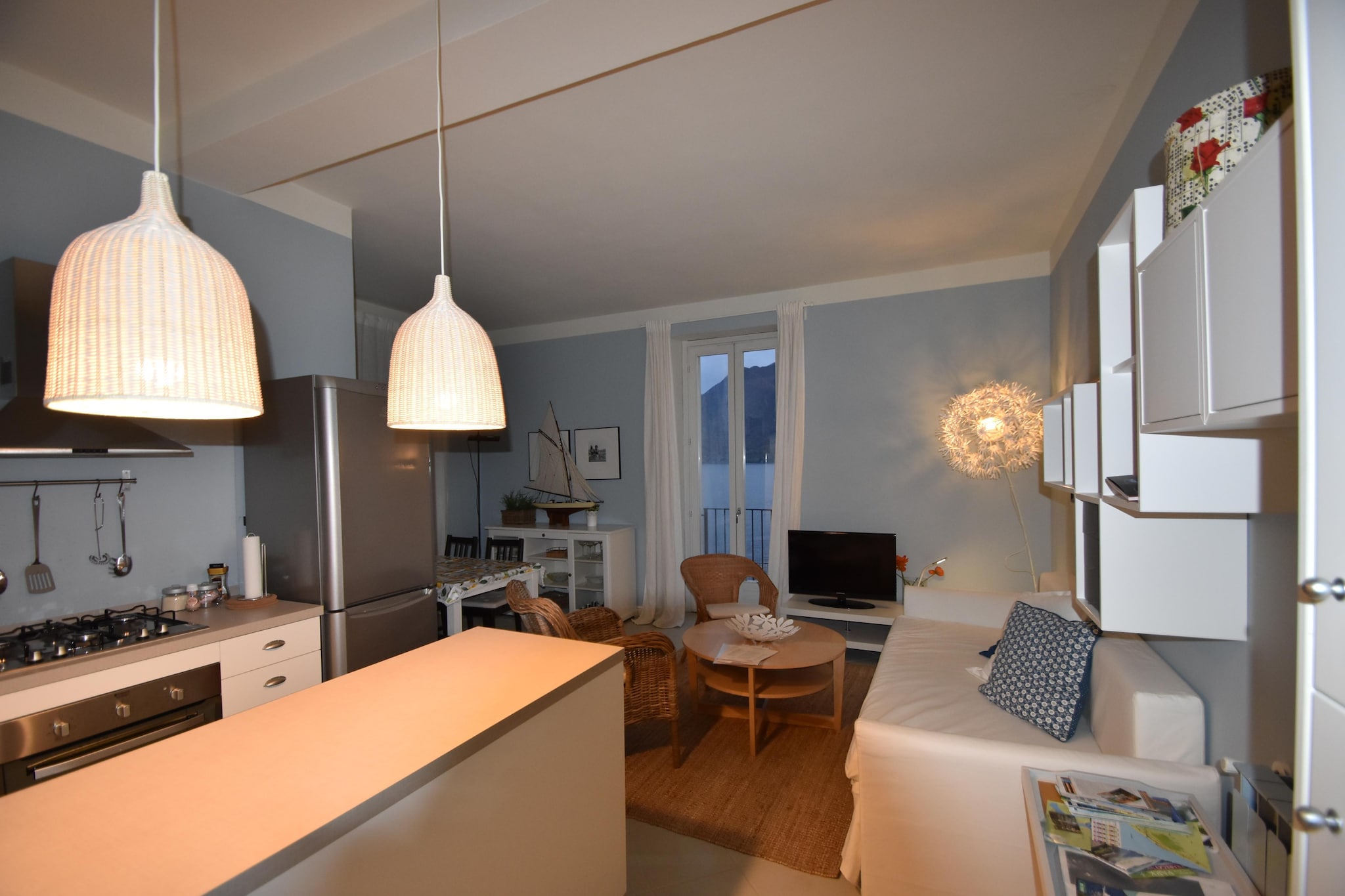 Casa Marina a Ghiffa-Living room