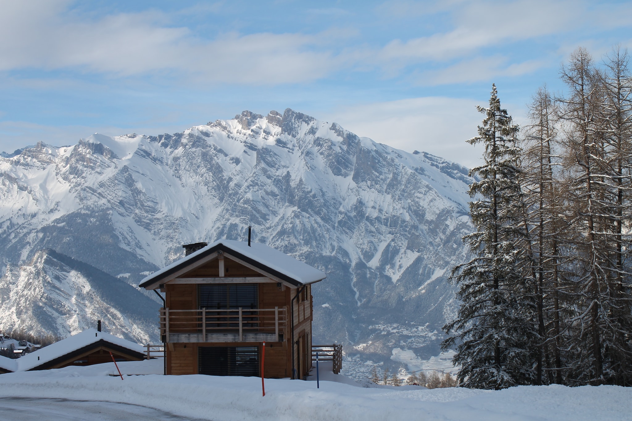 Chalet Panaga-Außenbereich Winter