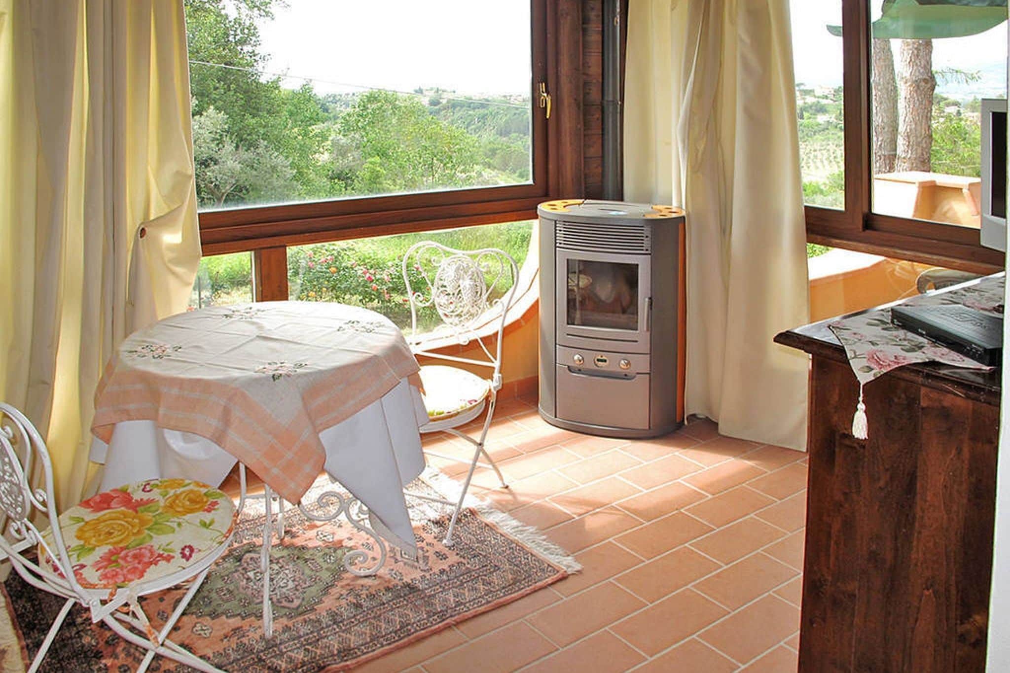 Romantique maison de vacances en Toscane avec barbecue