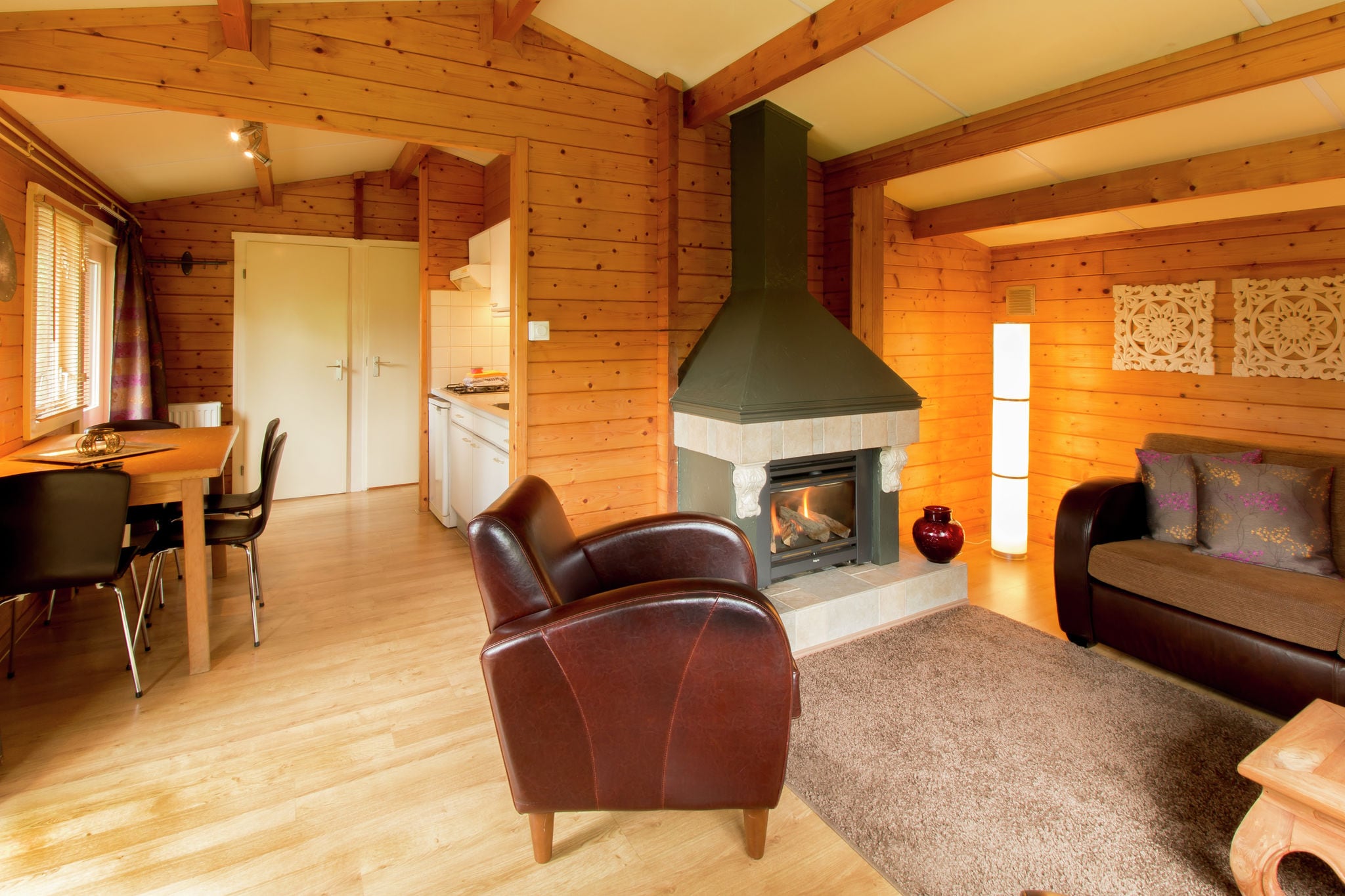 Cosily chalet with gas fireplace in Twente