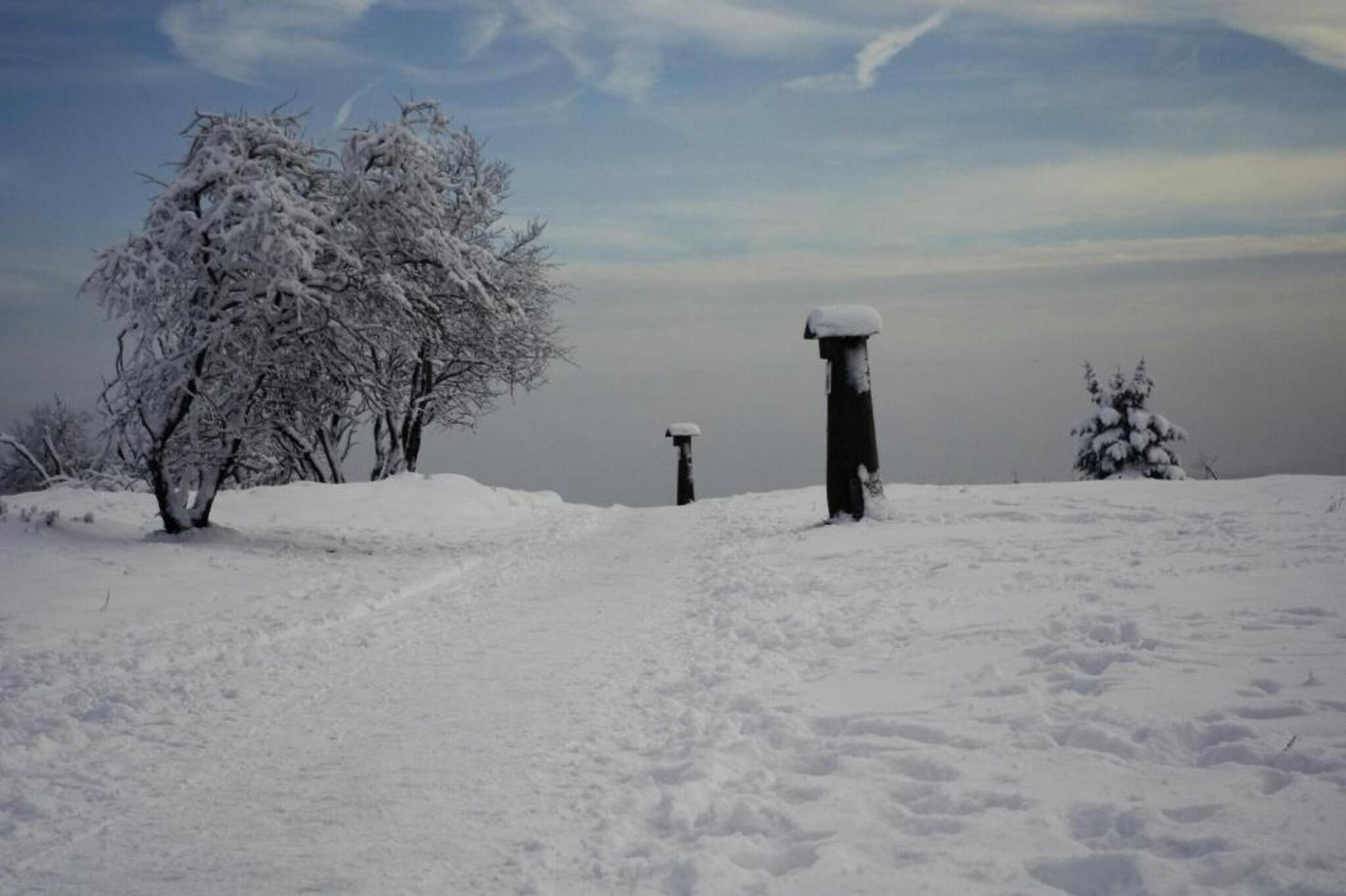 Im Ries-Gebied winter 5km