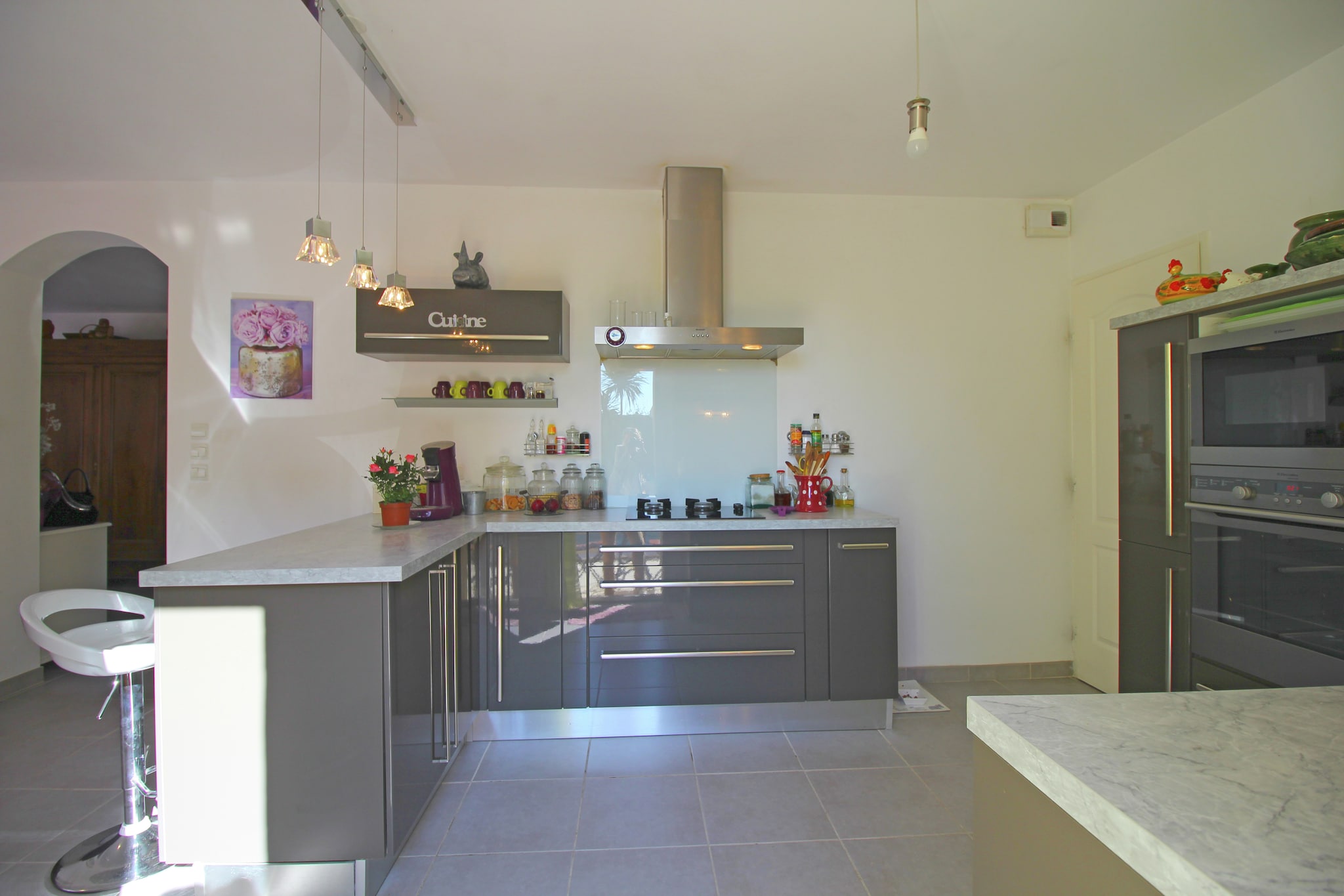 Villa met klimaat en privé zwembad-Keuken