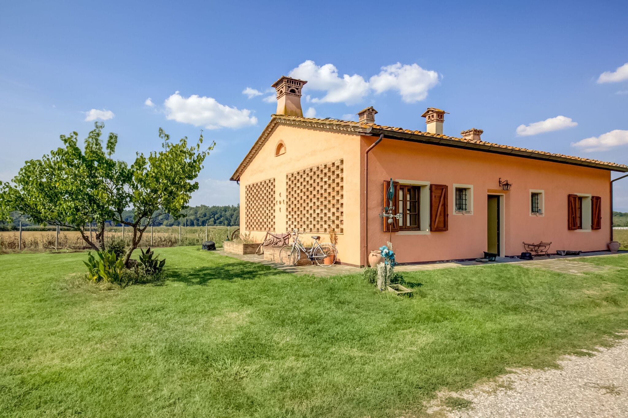 Landelijk appartement in Toscane met een tuin en privéterras