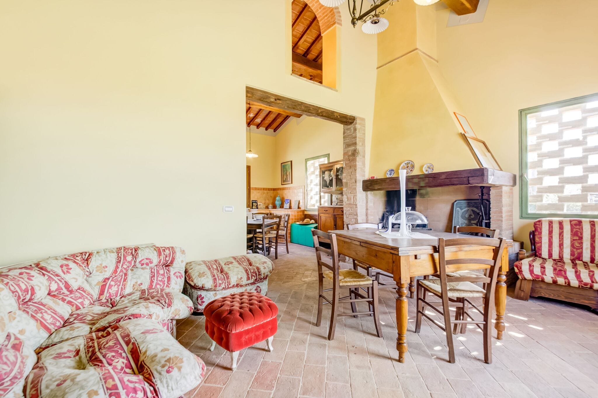 Maison de vacances cosy avec vue sur fermes en Toscane