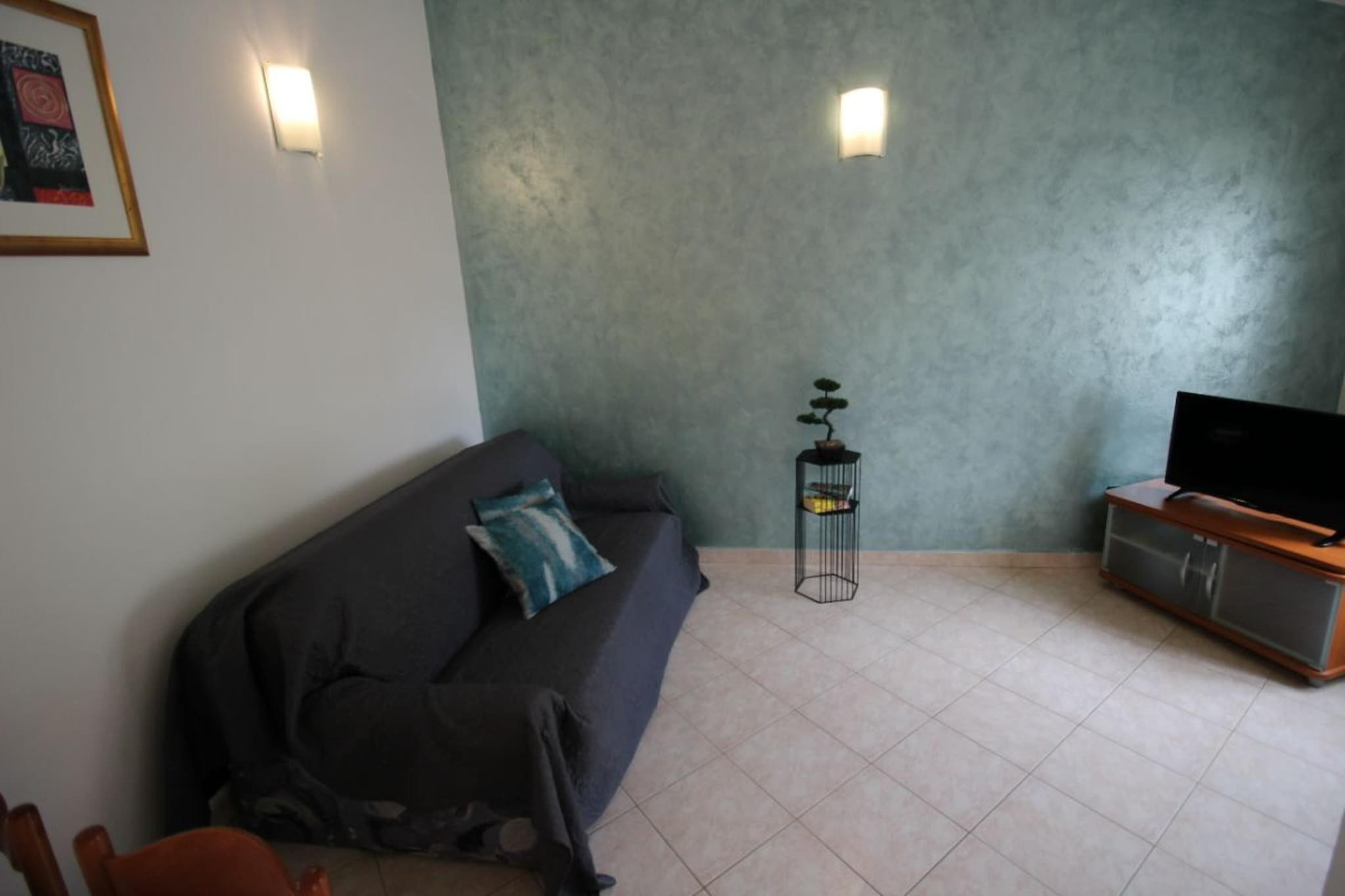 Sv Marija I-Ferienwohnung 2 - Typ 2plus2-Woonkamer