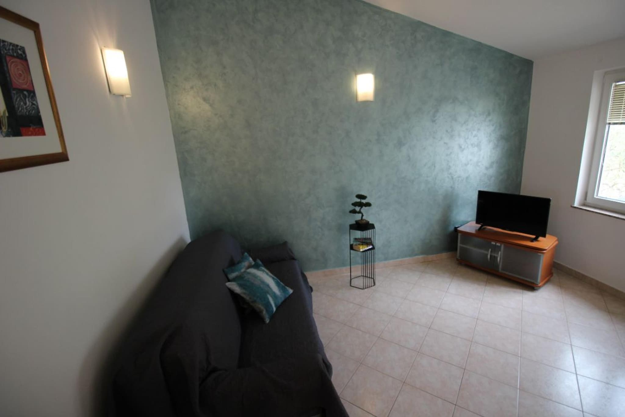 Sv Marija I-Ferienwohnung 2 - Typ 2plus2-Woonkamer