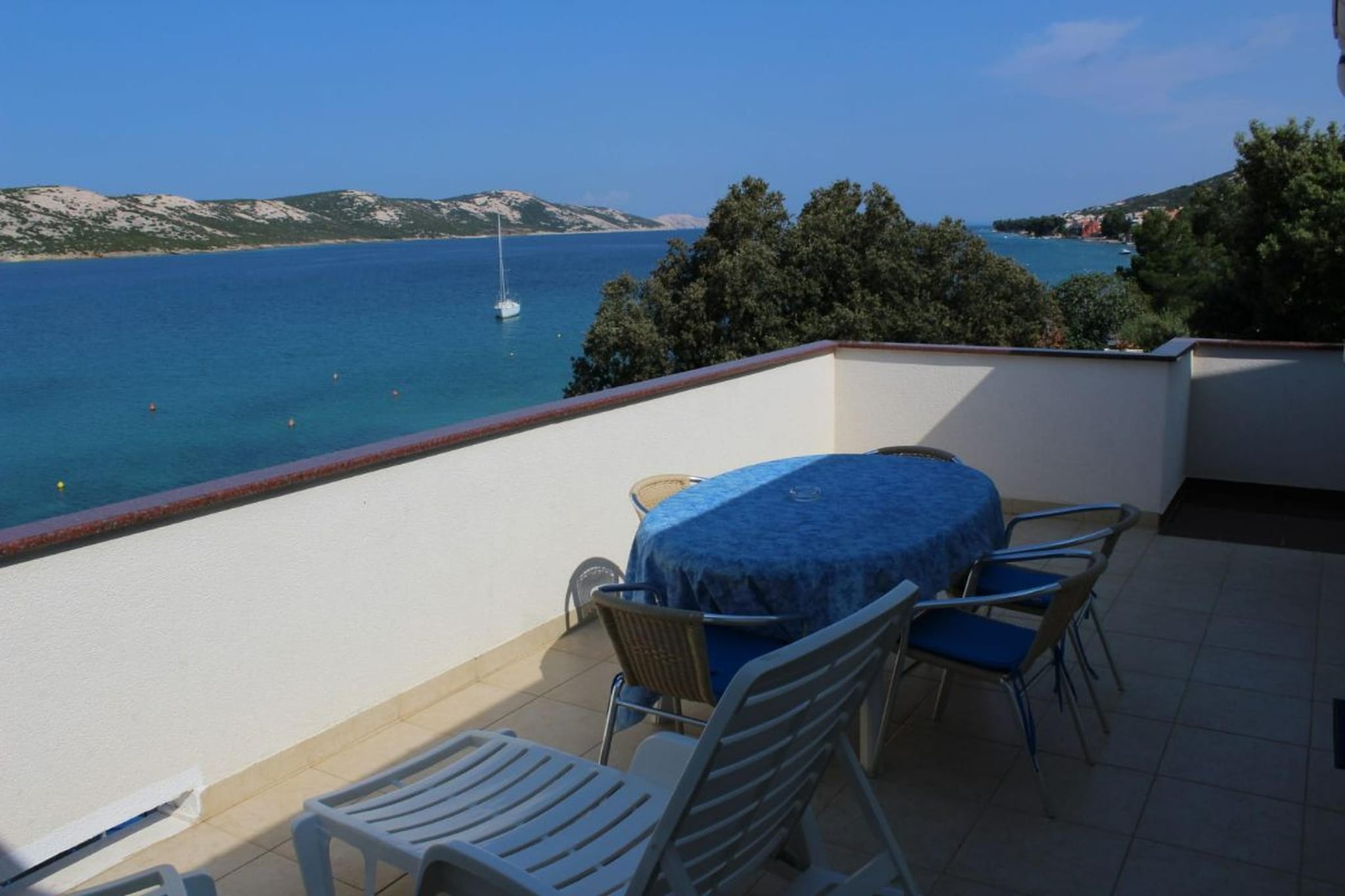 Sv Marija1 - Ferienwohnung 4 - Typ 4plus1-Terrasse / balcon