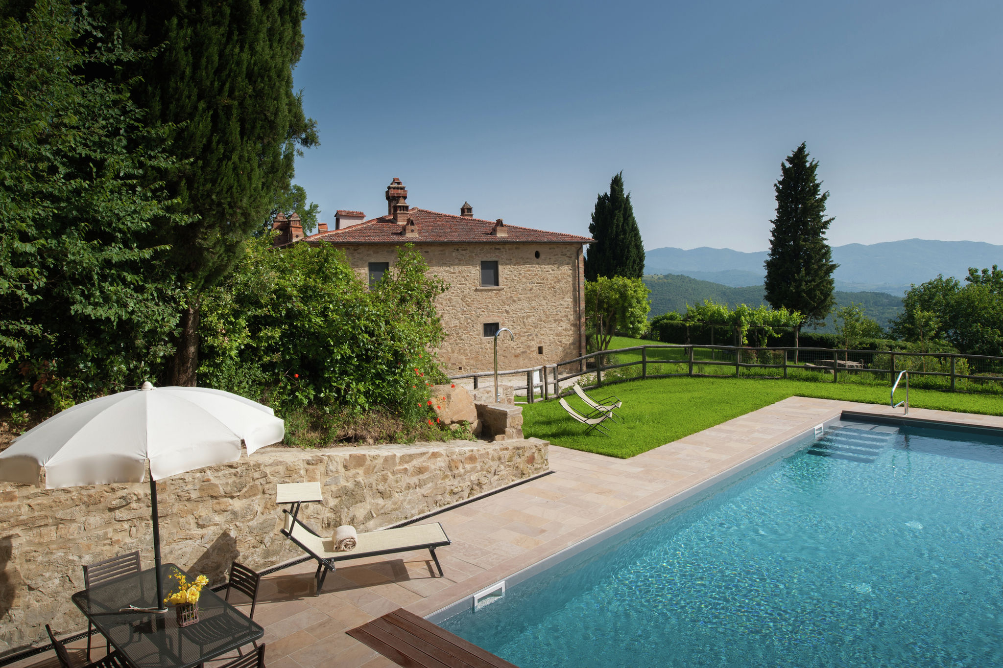 Villa mit privatem Pool auf einem Bio-Weingut