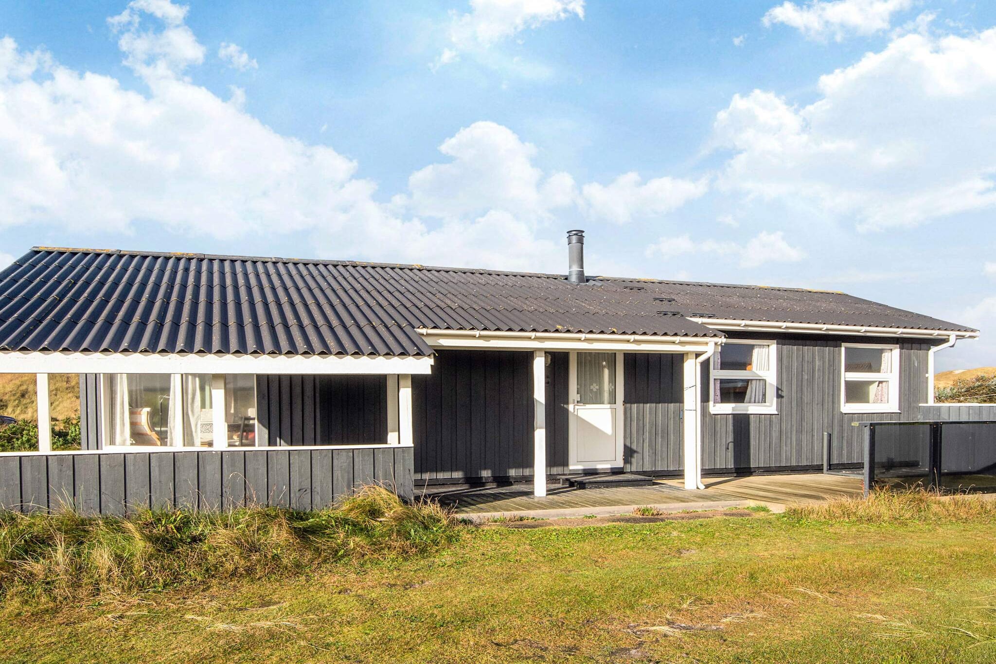 Ontsnapping aan zee met schommel