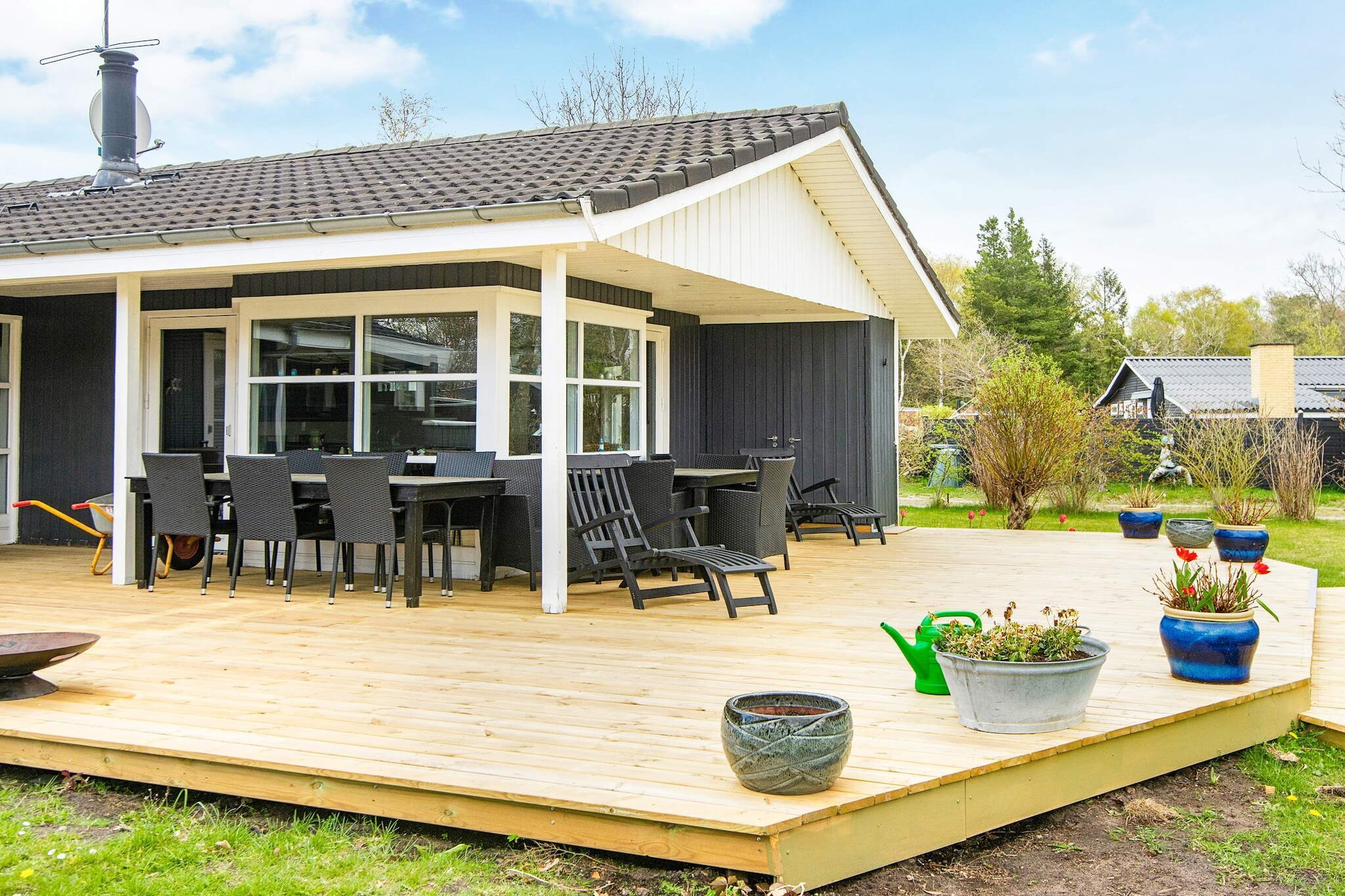 Zeeparadijs met schommel - Uitzicht