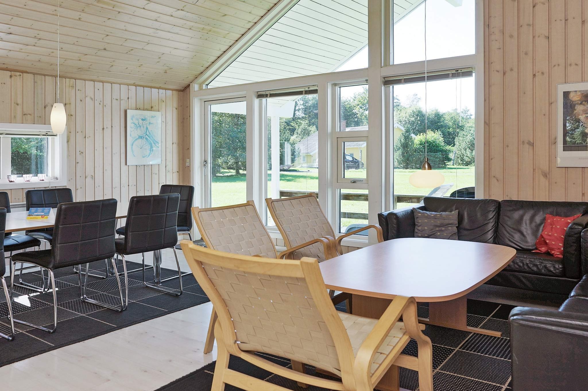 Ferienhaus mit Sauna am Strand
