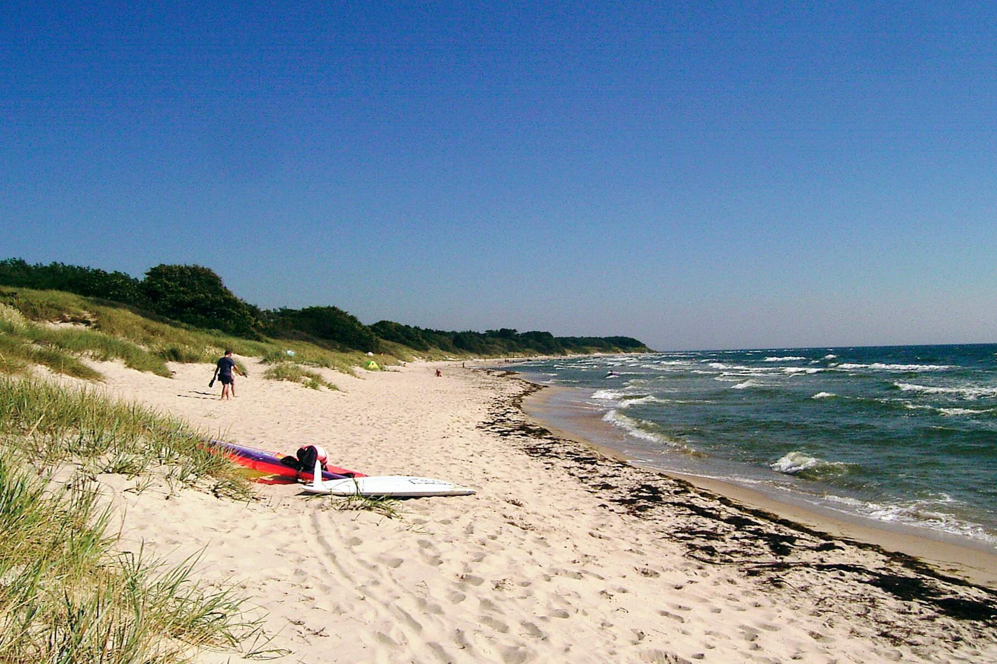 Ferienhaus mit Sauna am Strand