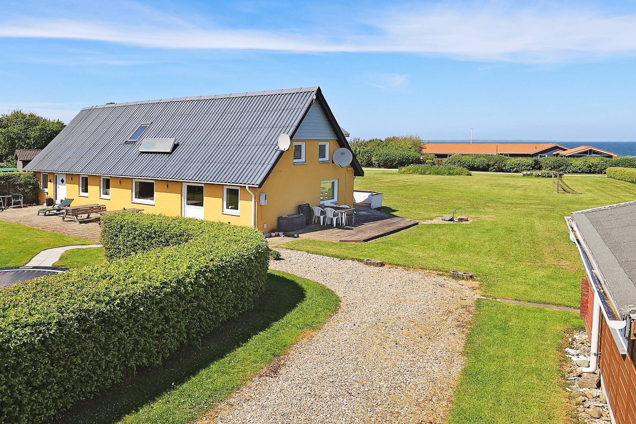 Maison de vacances pour 10 a Vinderup-By Traum - Vue sur l'eau