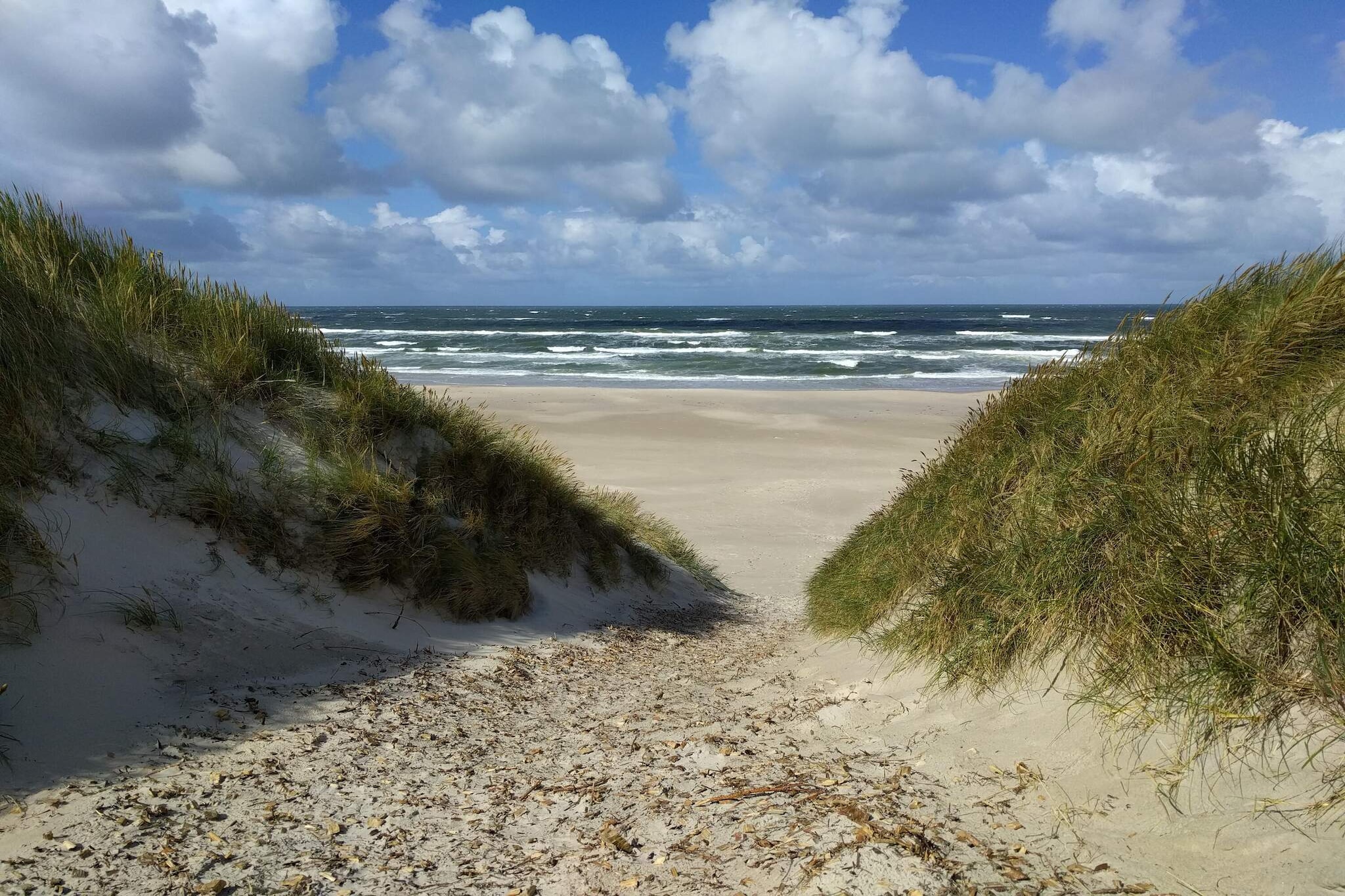 Gezellig strandhuis in Vejers - Waterzicht