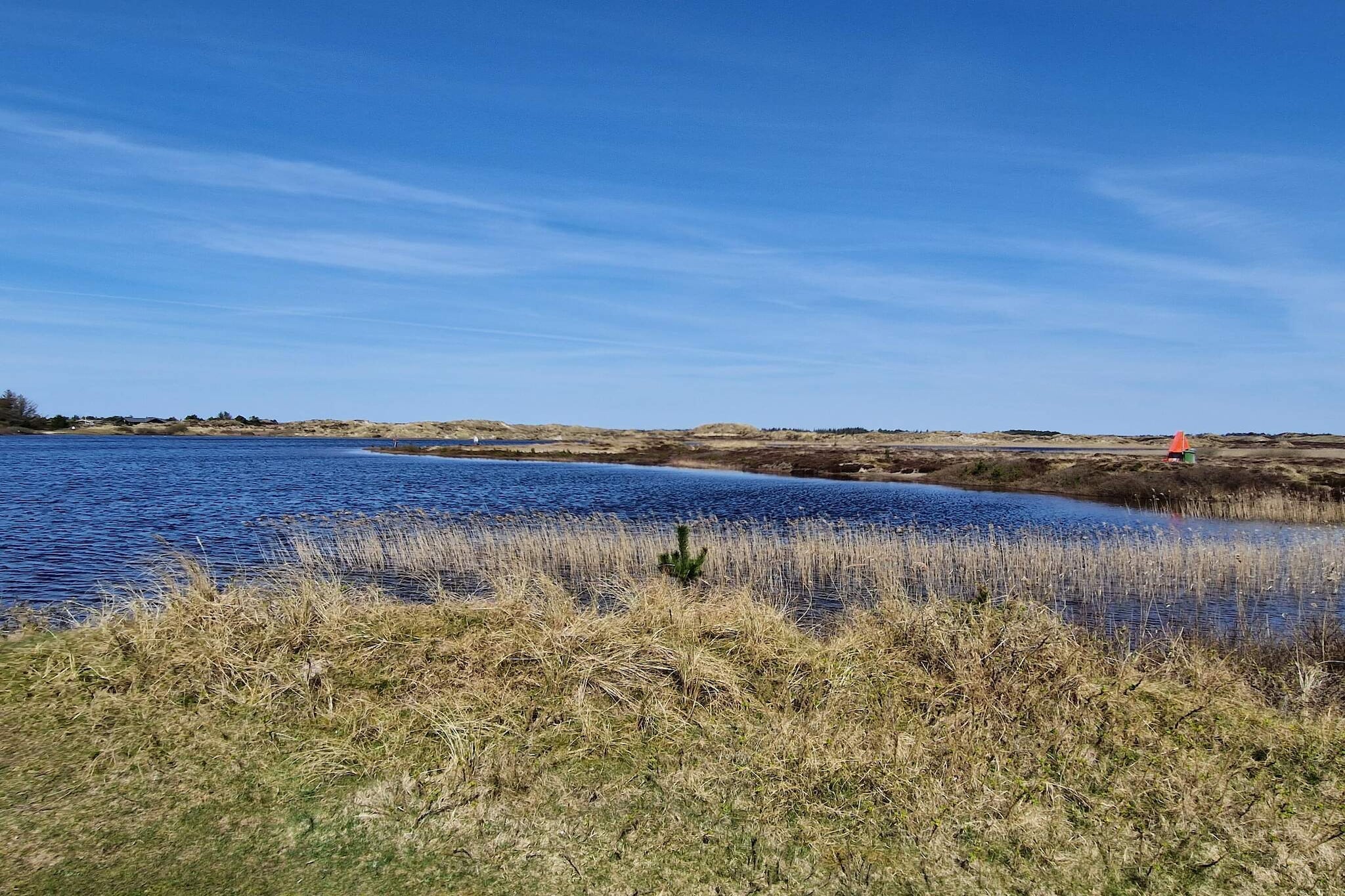 Gezellig strandhuis in Vejers - Waterzicht
