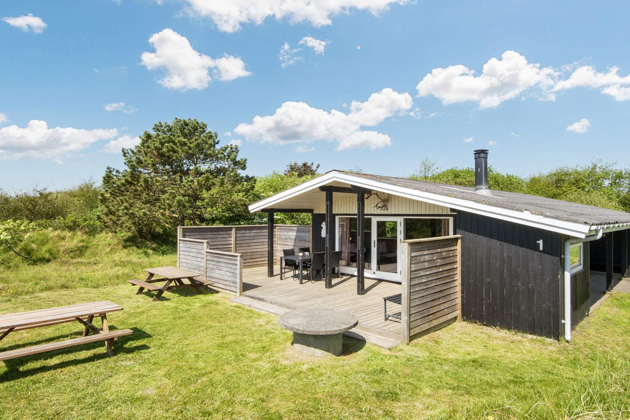 Gezellig saunahuis met barbecue