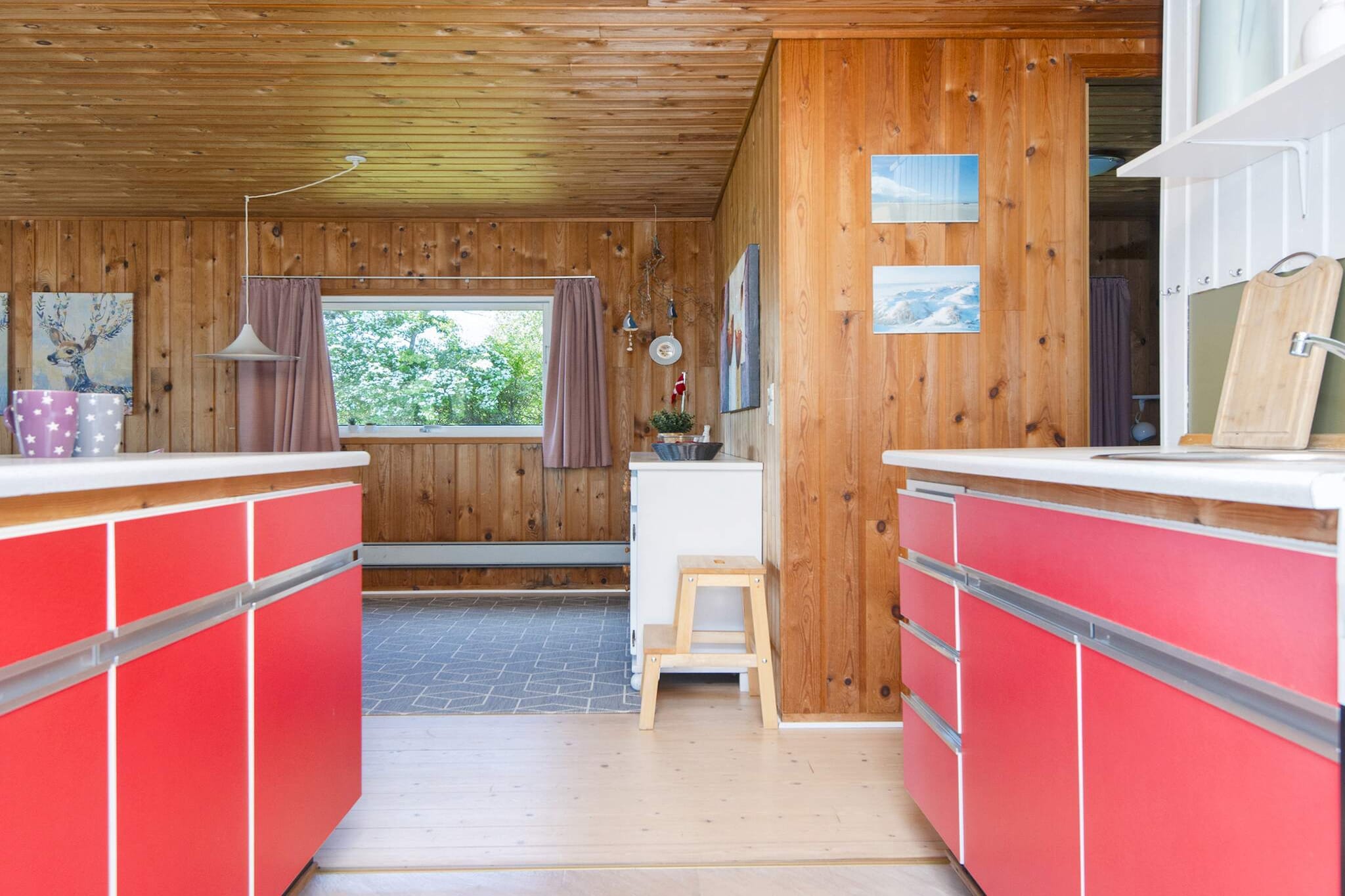 Gezellig saunahuis met barbecue - Binnen
