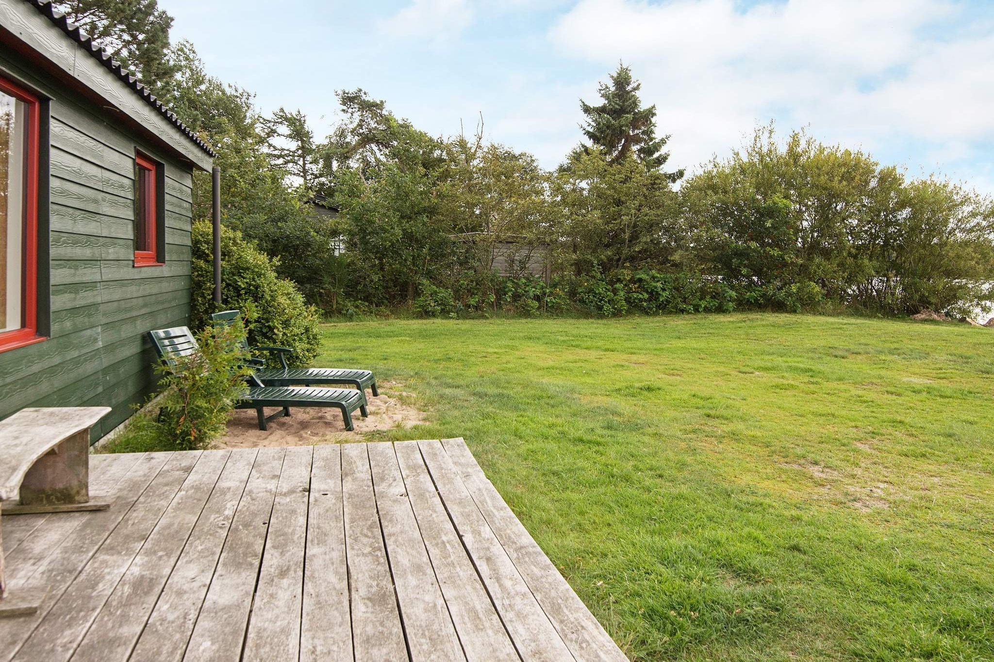 Vakantiehuis aan het meer in Sohojlandet - Buitenlucht